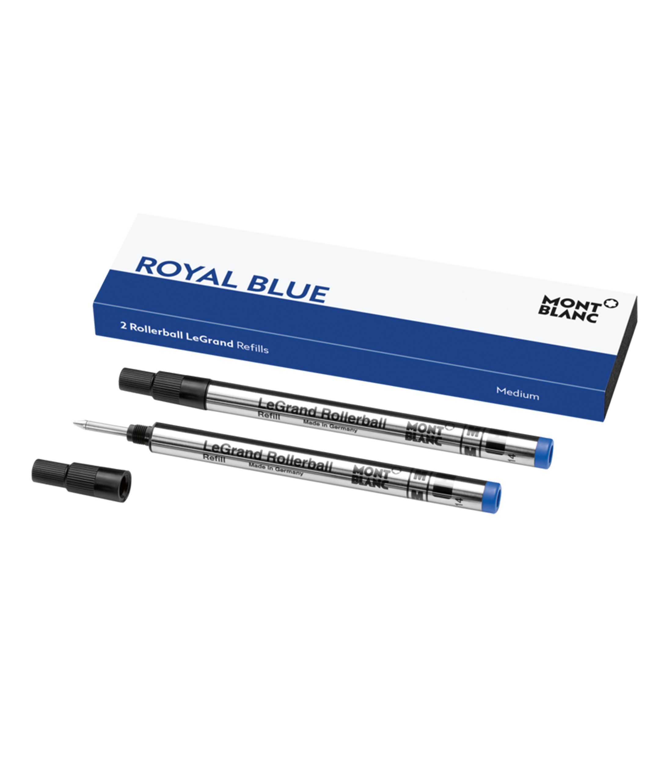 2 recambios M para Rollerball LeGrand, Royal Blue