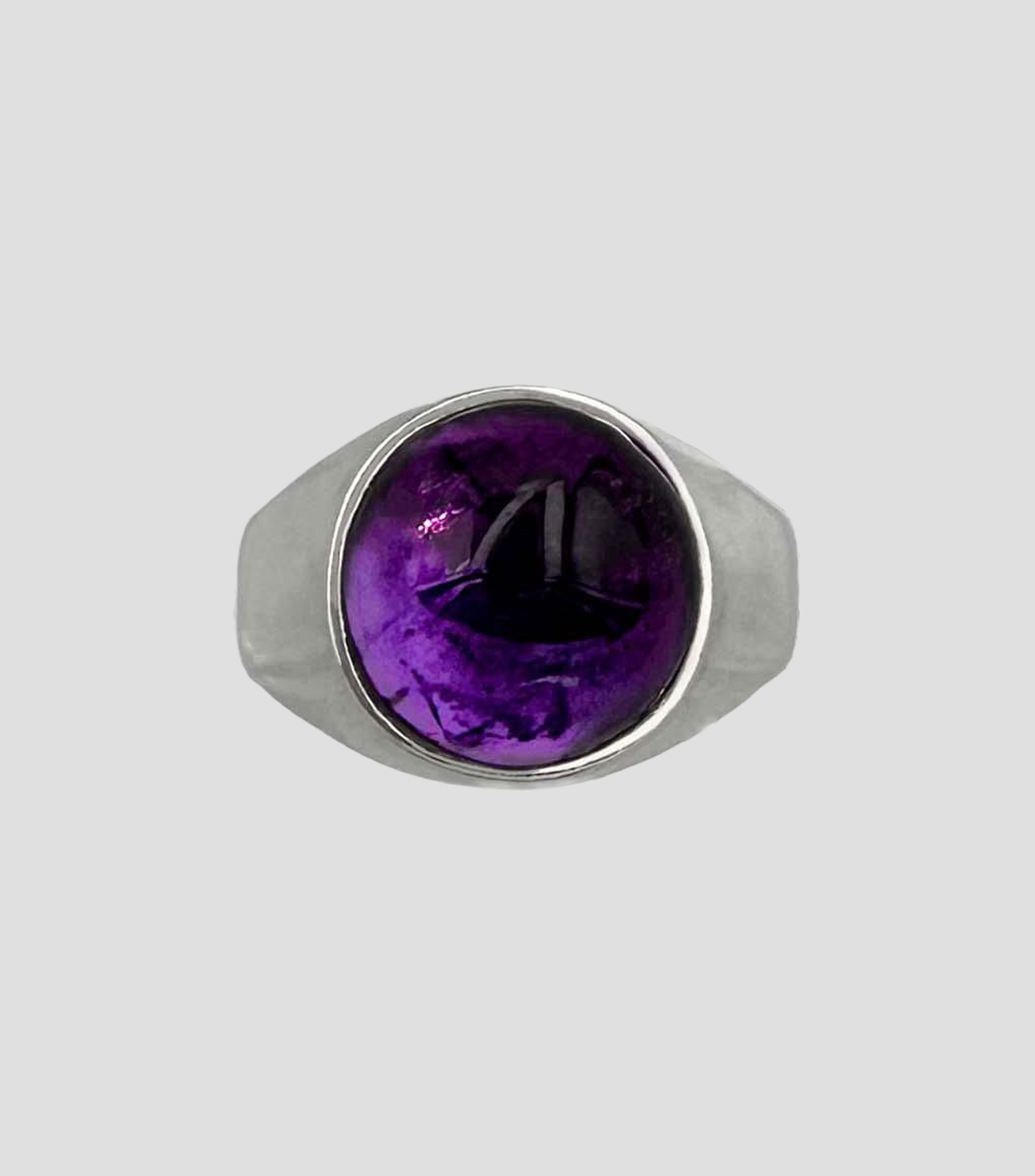 Anillo en plata Fidalgo Hidalgo con amatista Hombre