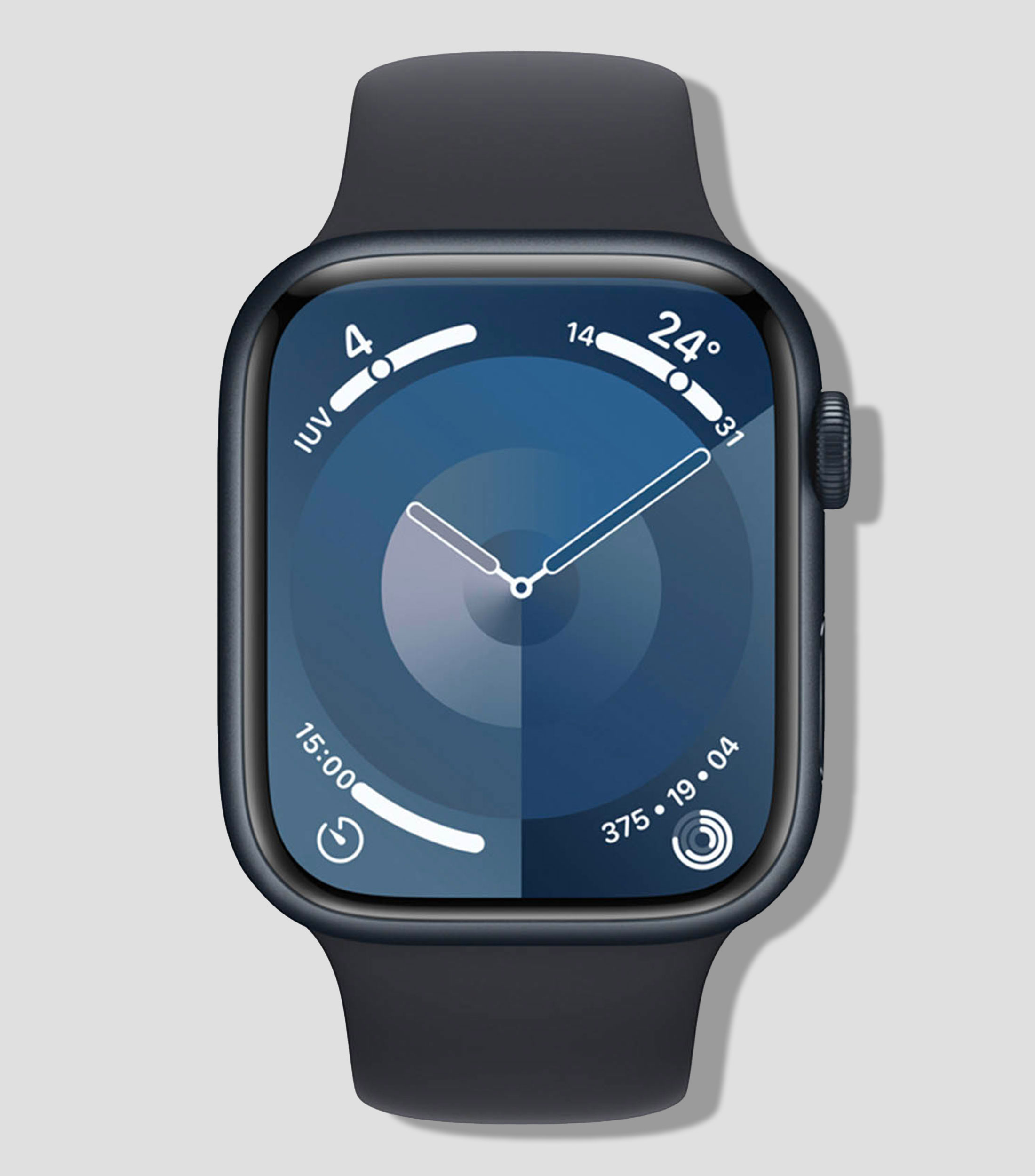 Apple Watch Series 9 GPS, 45 mm Medianoche