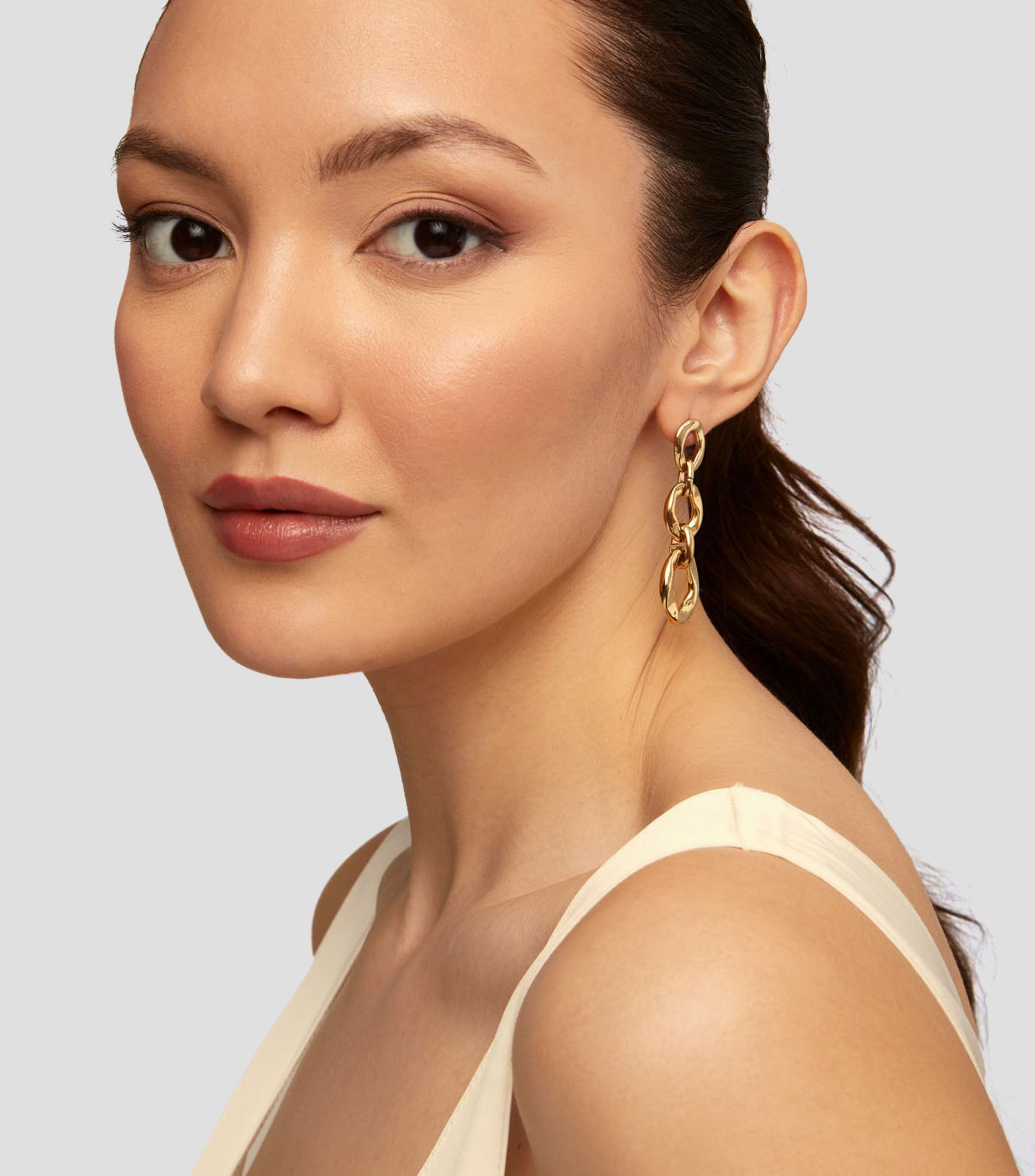 Pendientes Joyful eslabonados Mujer