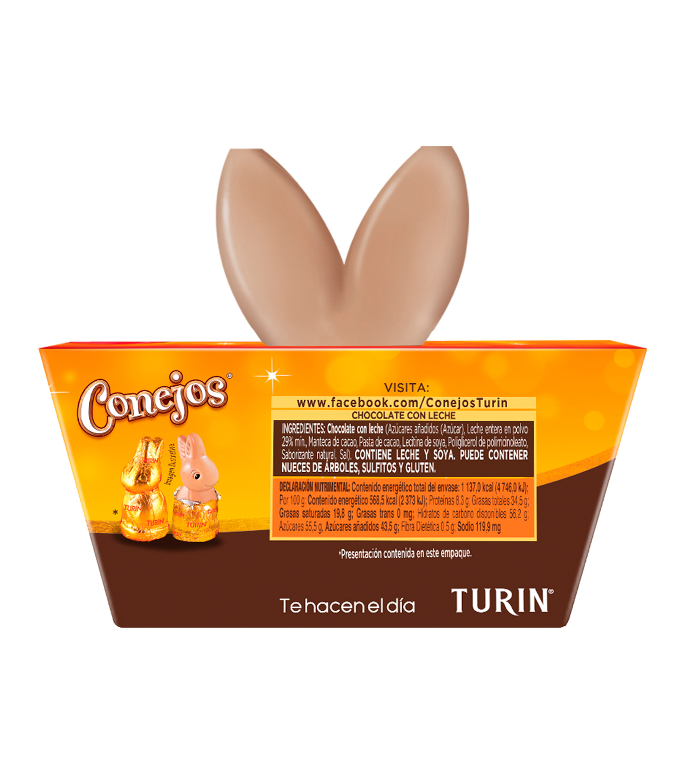 Chocolate con Leche Conejo, 200 g