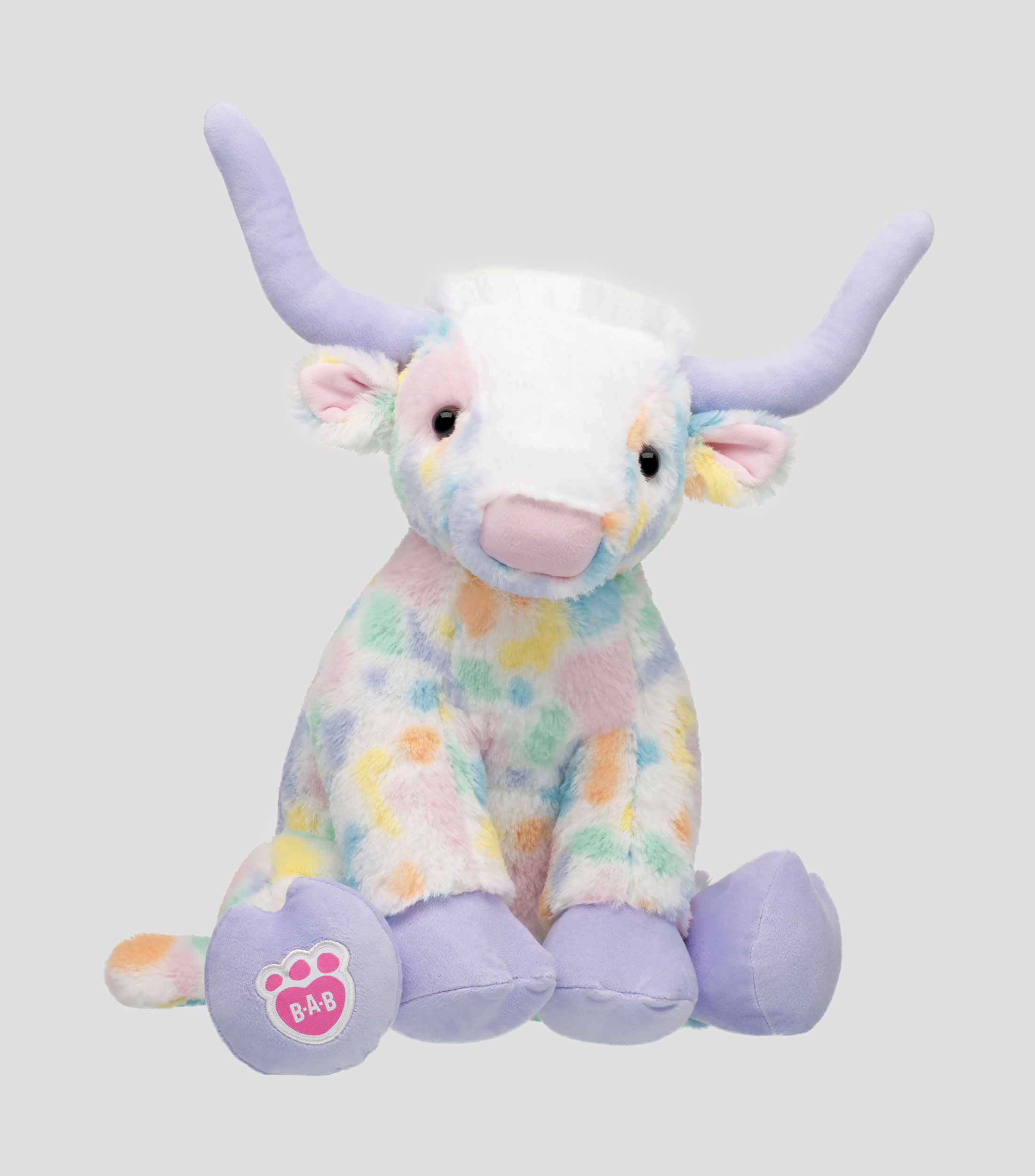 Peluche Longhorn Pastel
