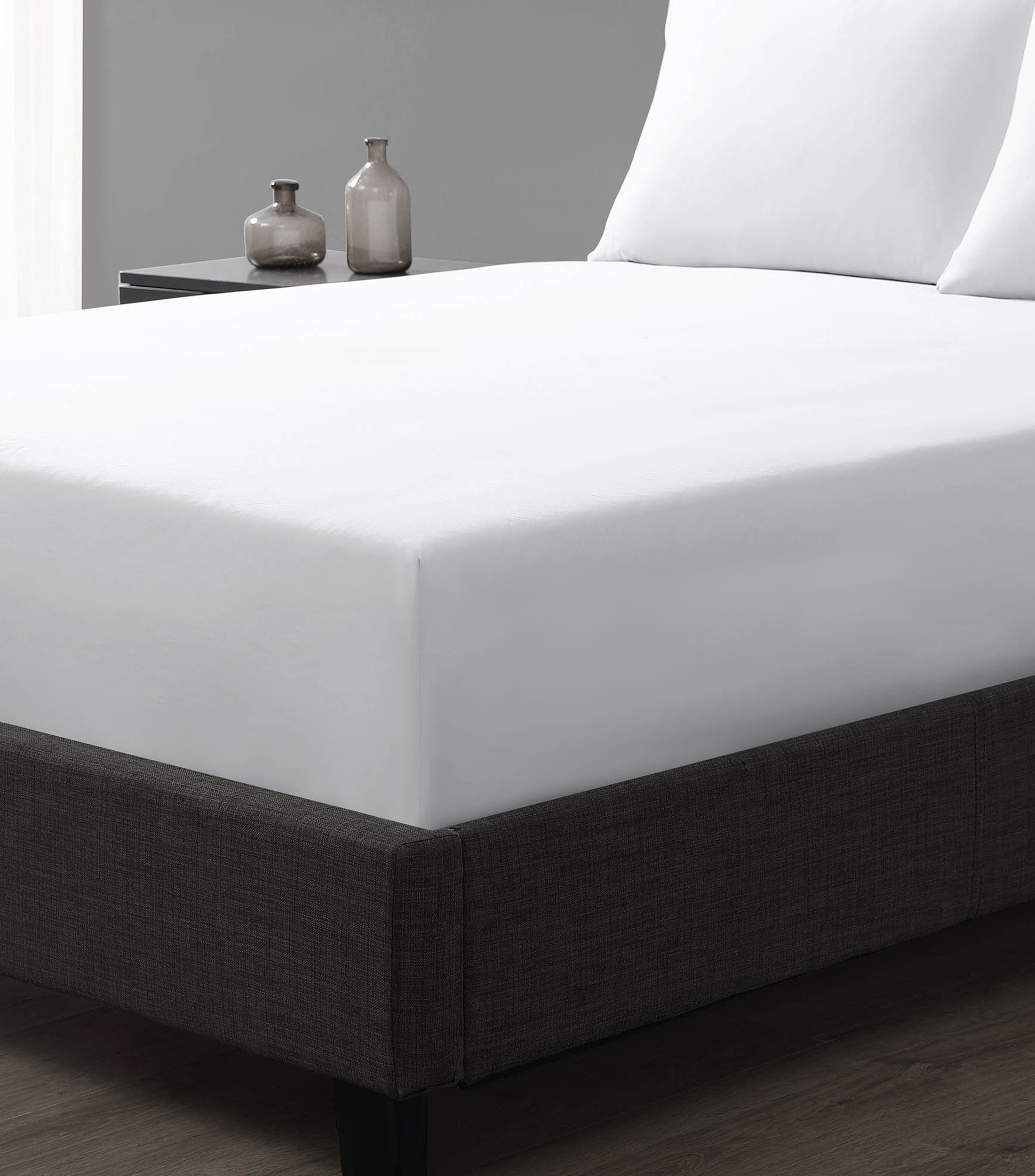 Juego de sábanas King Size T800 Blanco