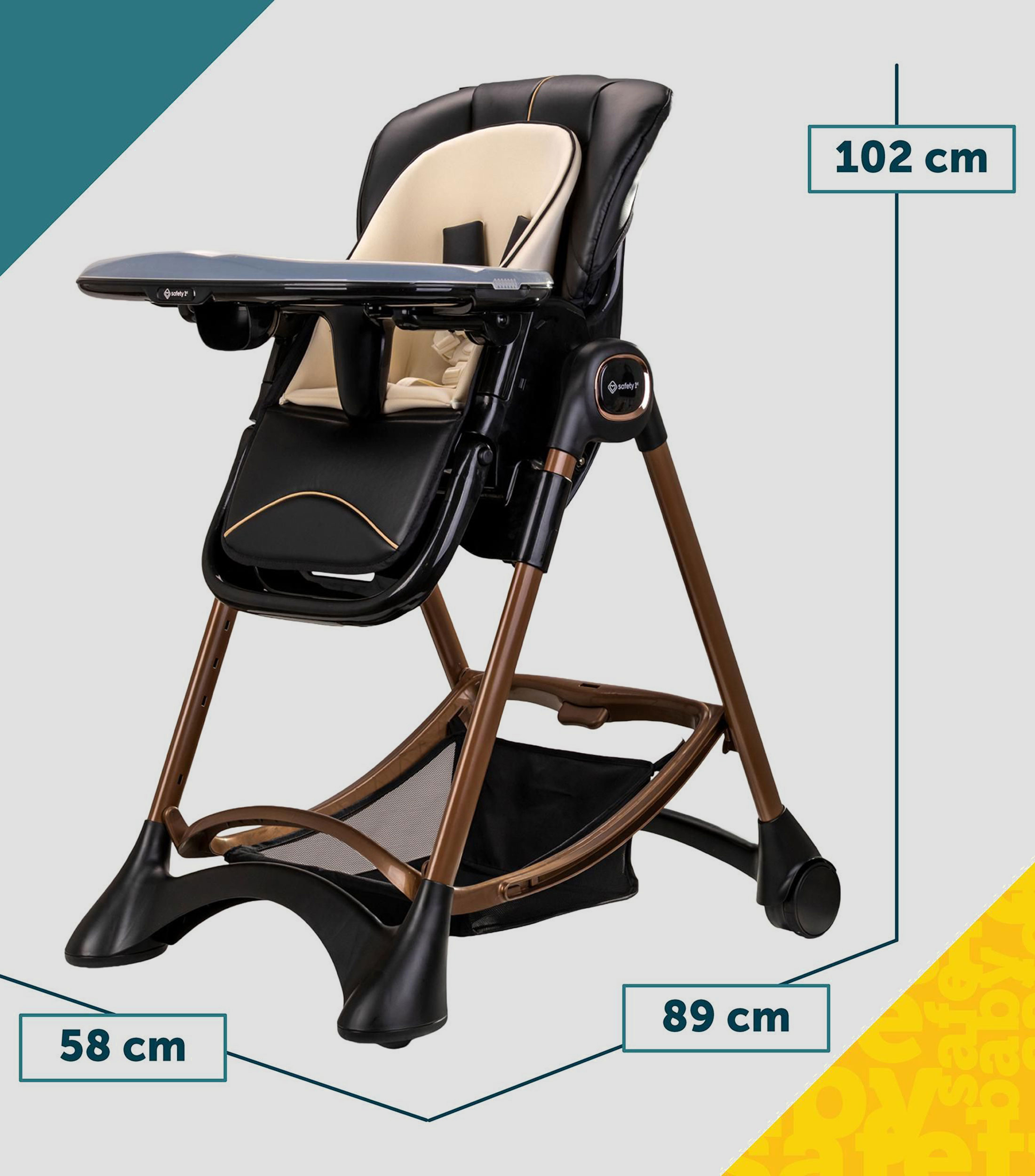 Silla Alta Colie Negra