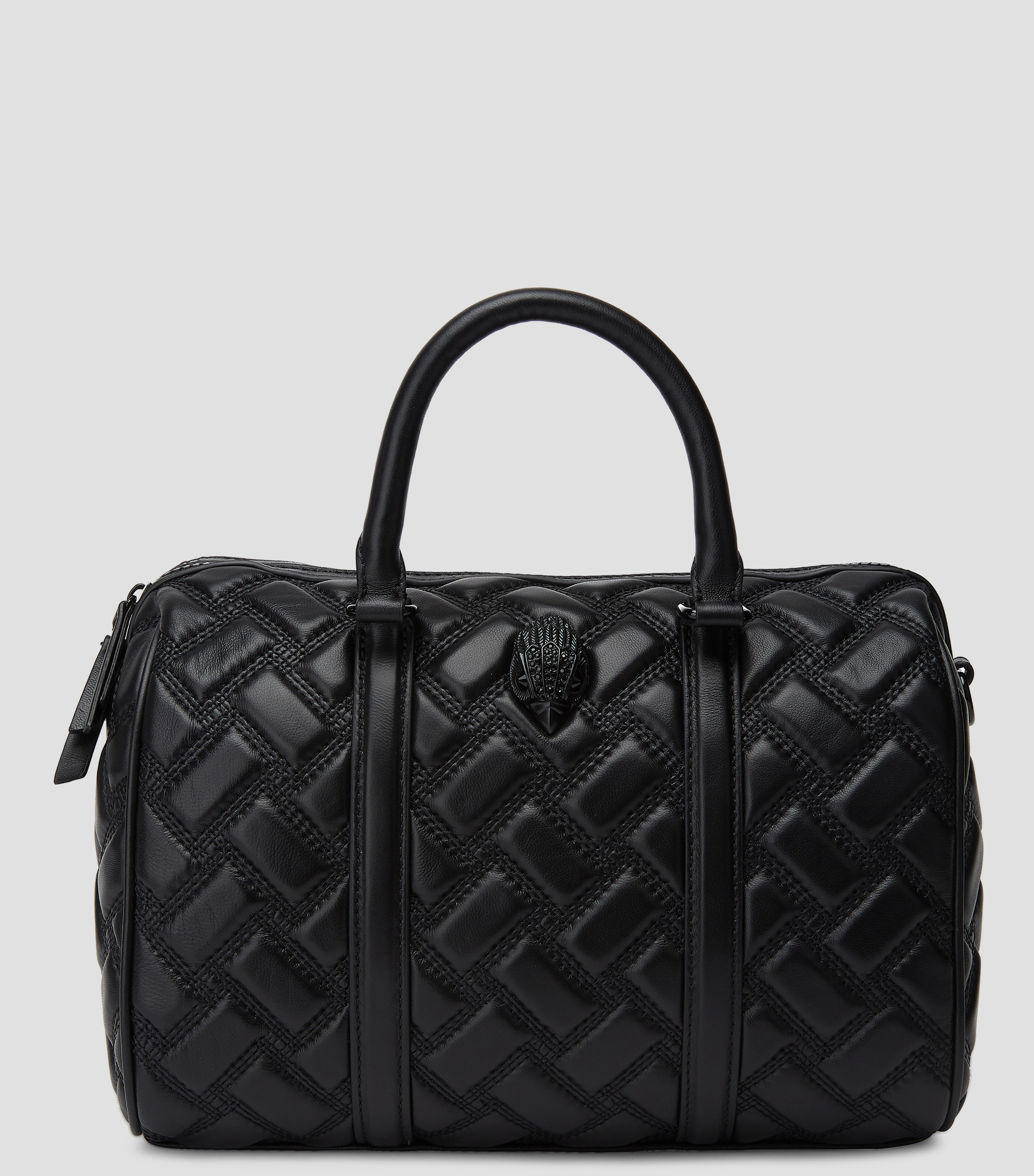 Bolsa Satchel en piel capitonado Mujer