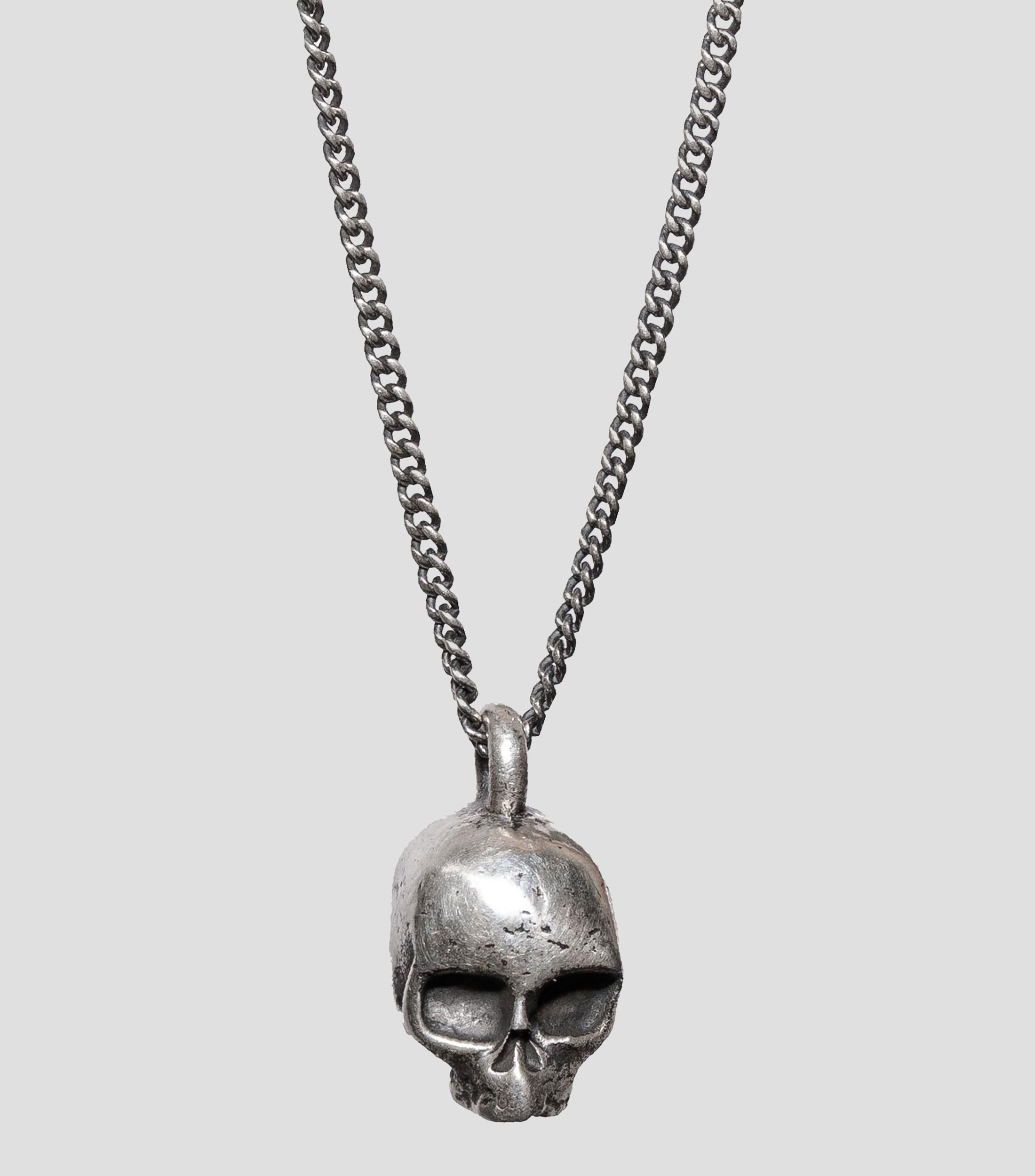 Collar Cráneo en plata .925 Unisex