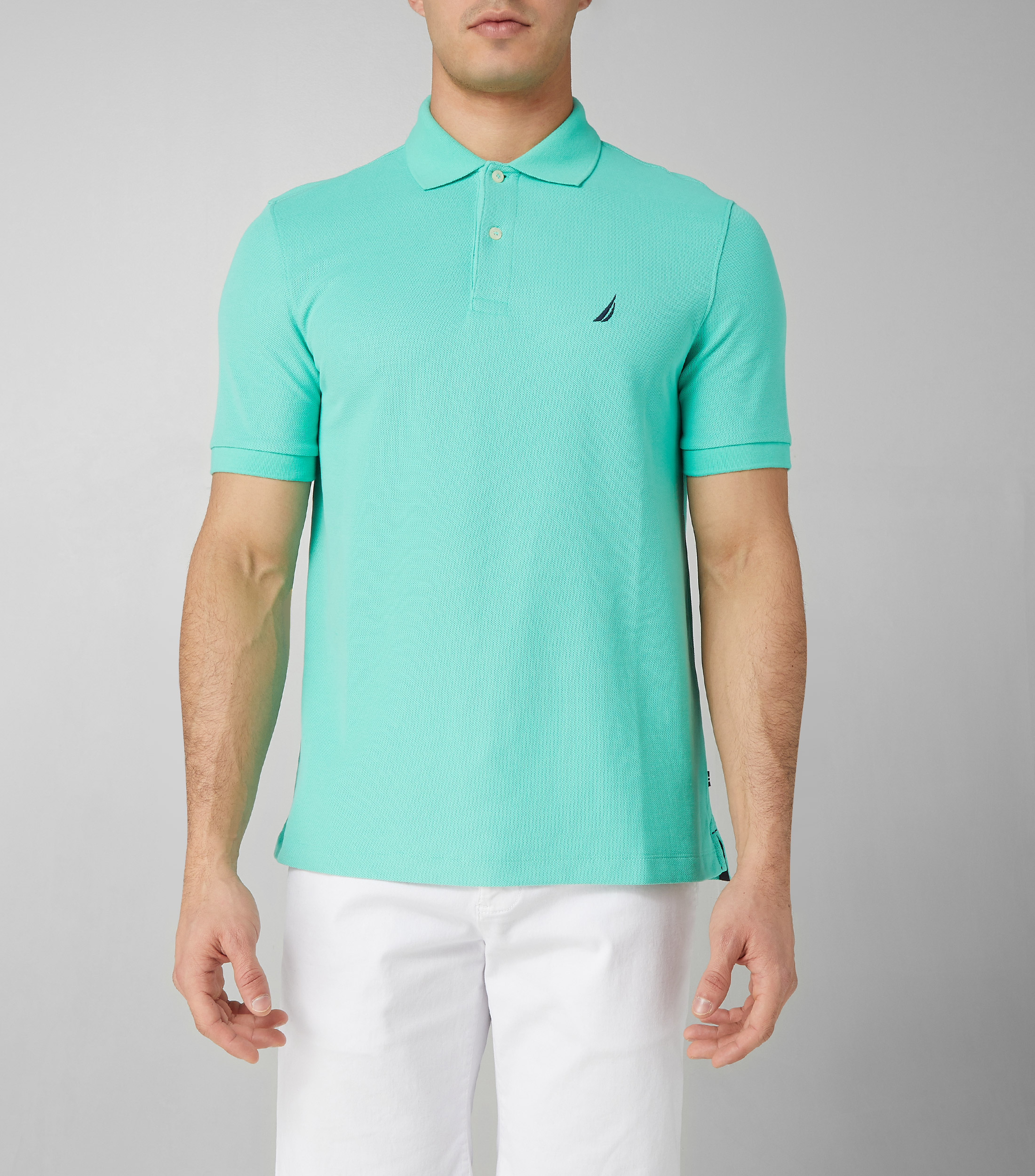 tablero grua Adecuado Nautica: Playera tipo Polo verde menta con manga corta Hombre | El Palacio  de Hierro