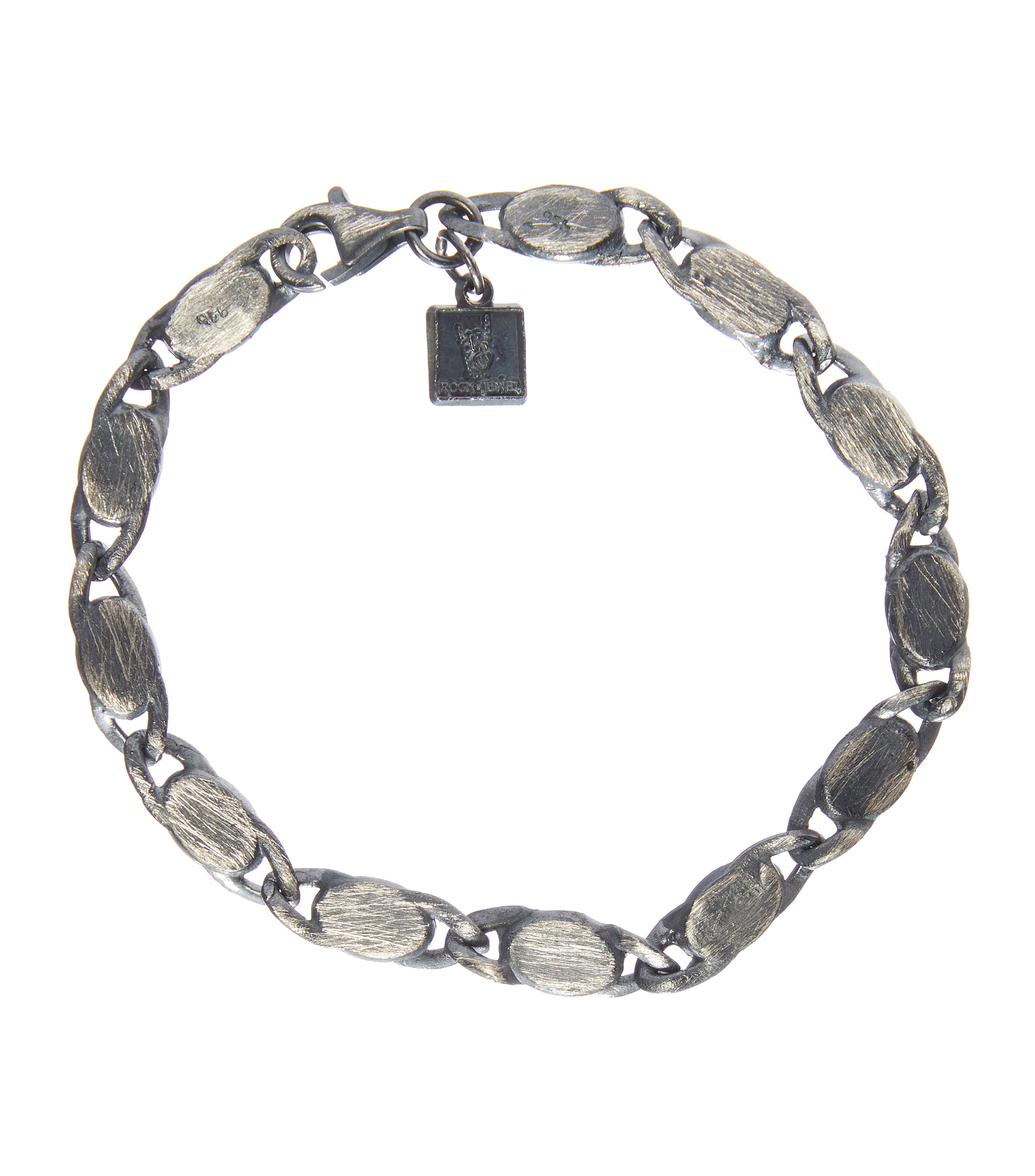 Brazalete en plata Hombre