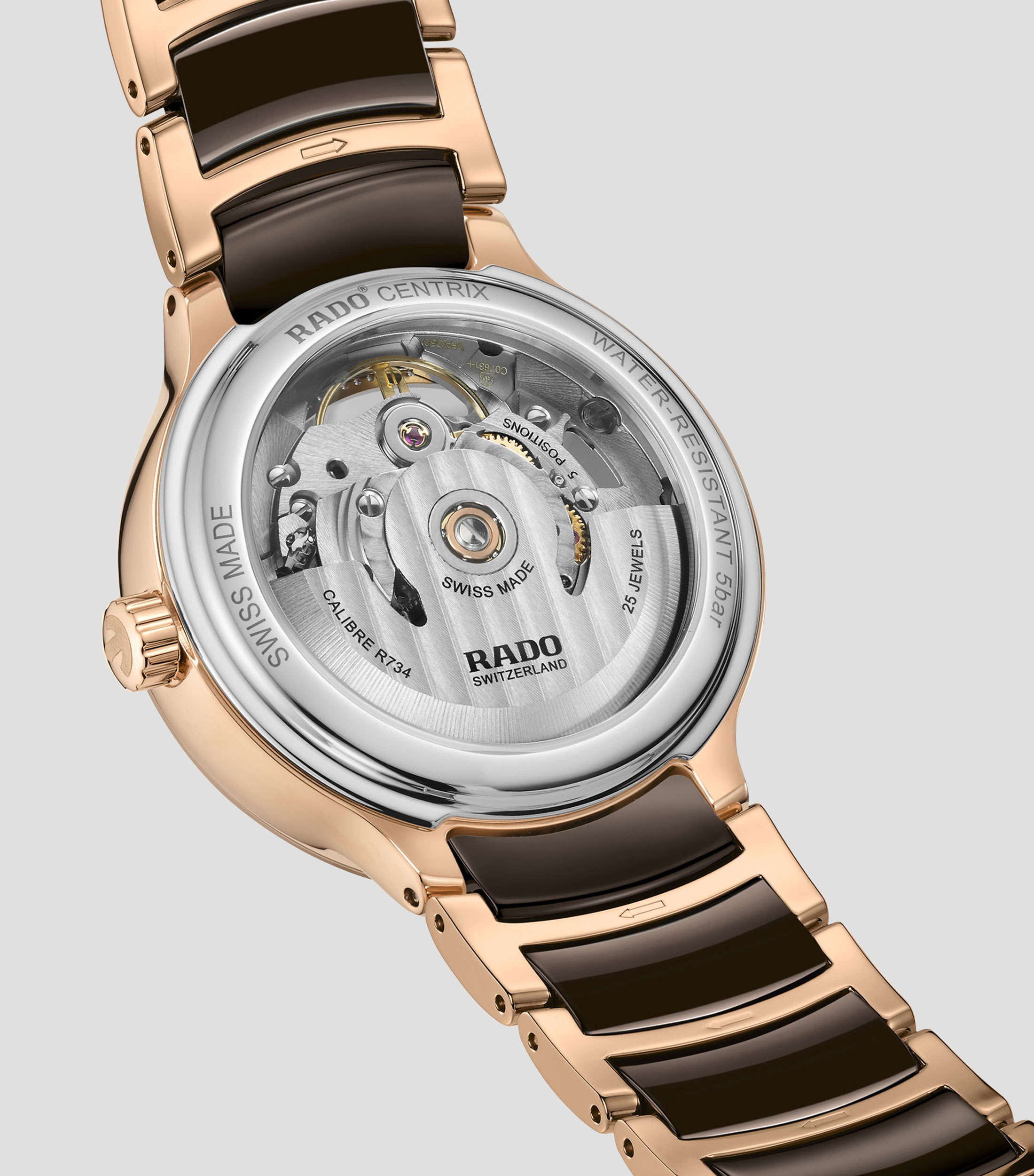 Reloj para Mujer Automático Centrix Diamonds Classic Carátula Café