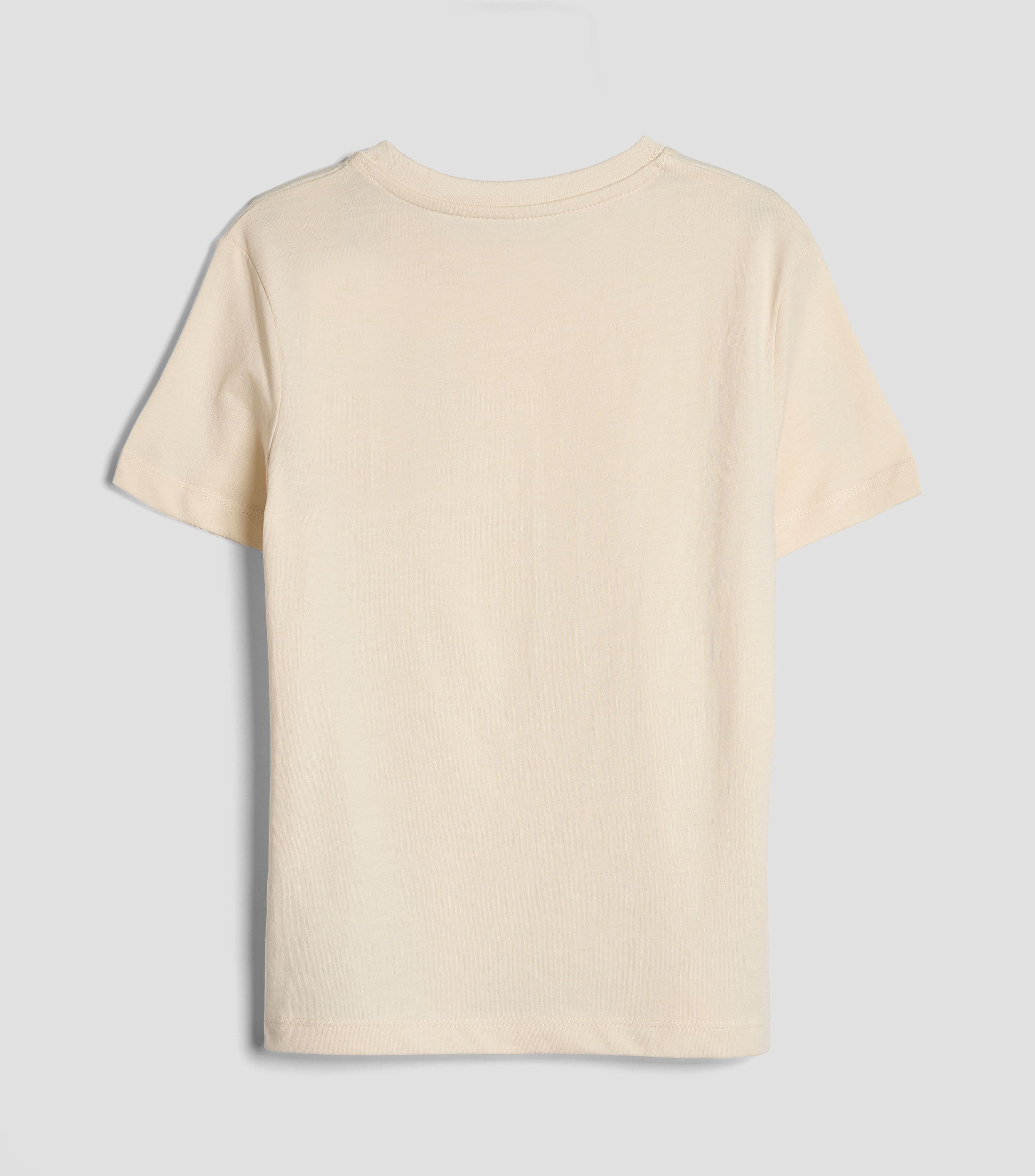 Playera cuello redondo manga corta con logotipo Niño