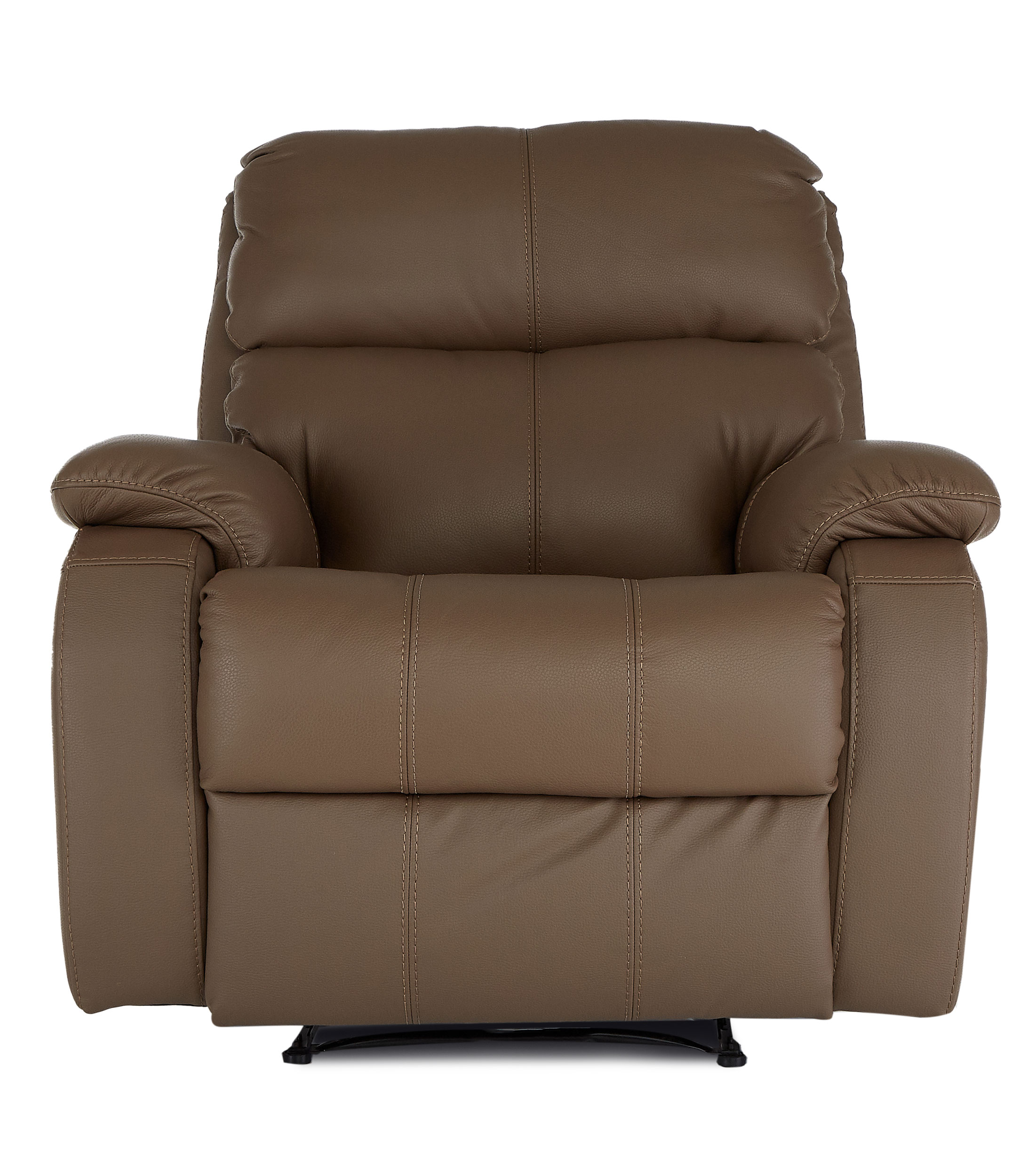 Sillón Reclinable en Piel Reclinables color tabaco