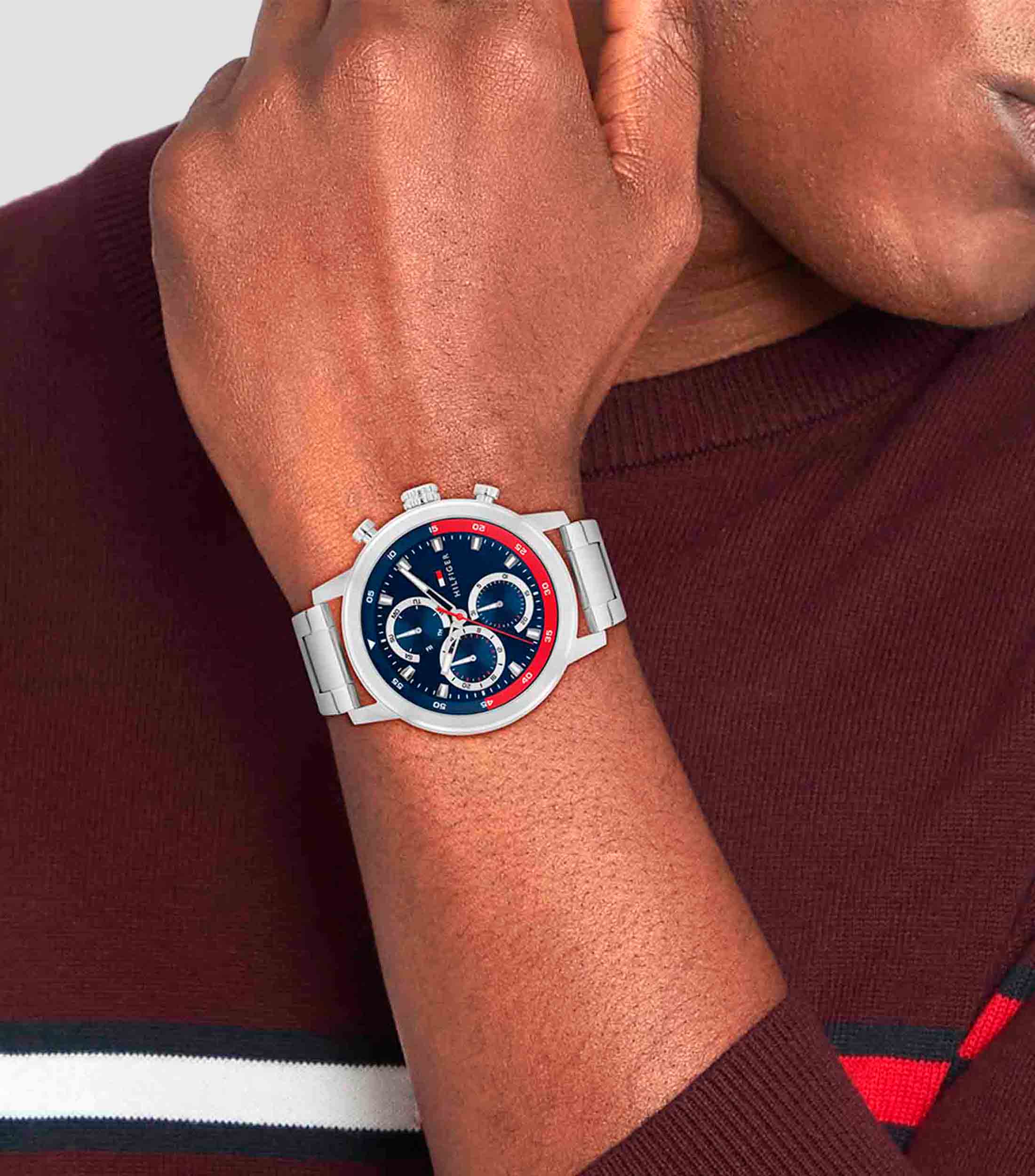 Reloj para Hombre Rocky Casual Azul, Plateado
