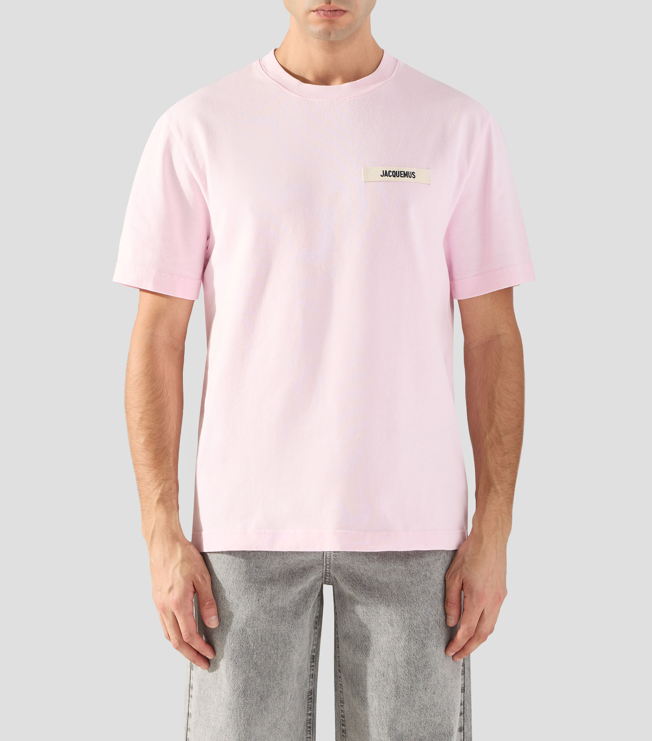 Playera cuello redondo manga corta lisa Hombre