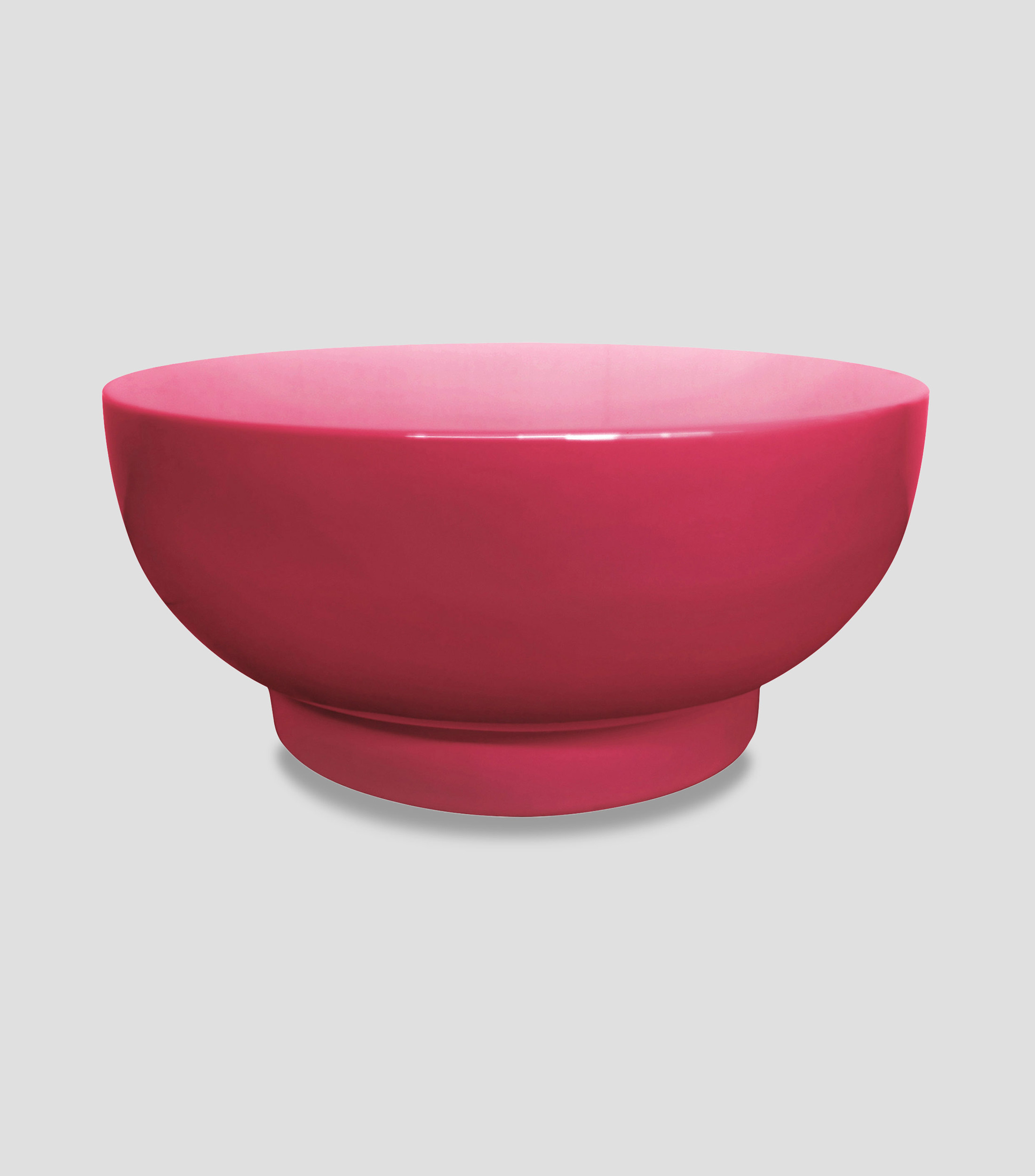 Mesa de Centro Puff en Fibra de vidrio, Roja