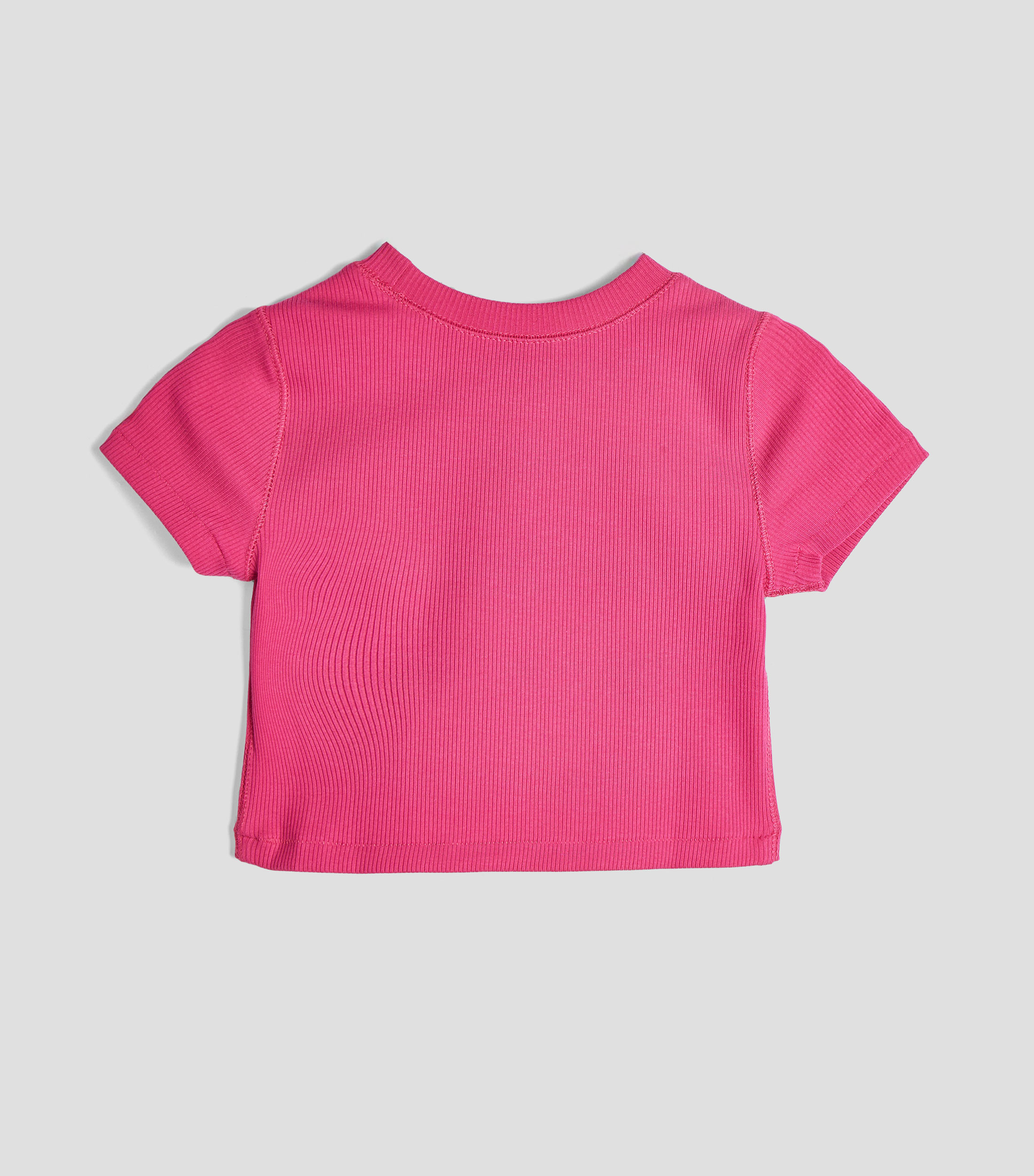 Playera cuello redondo manga corta lisa Bebé