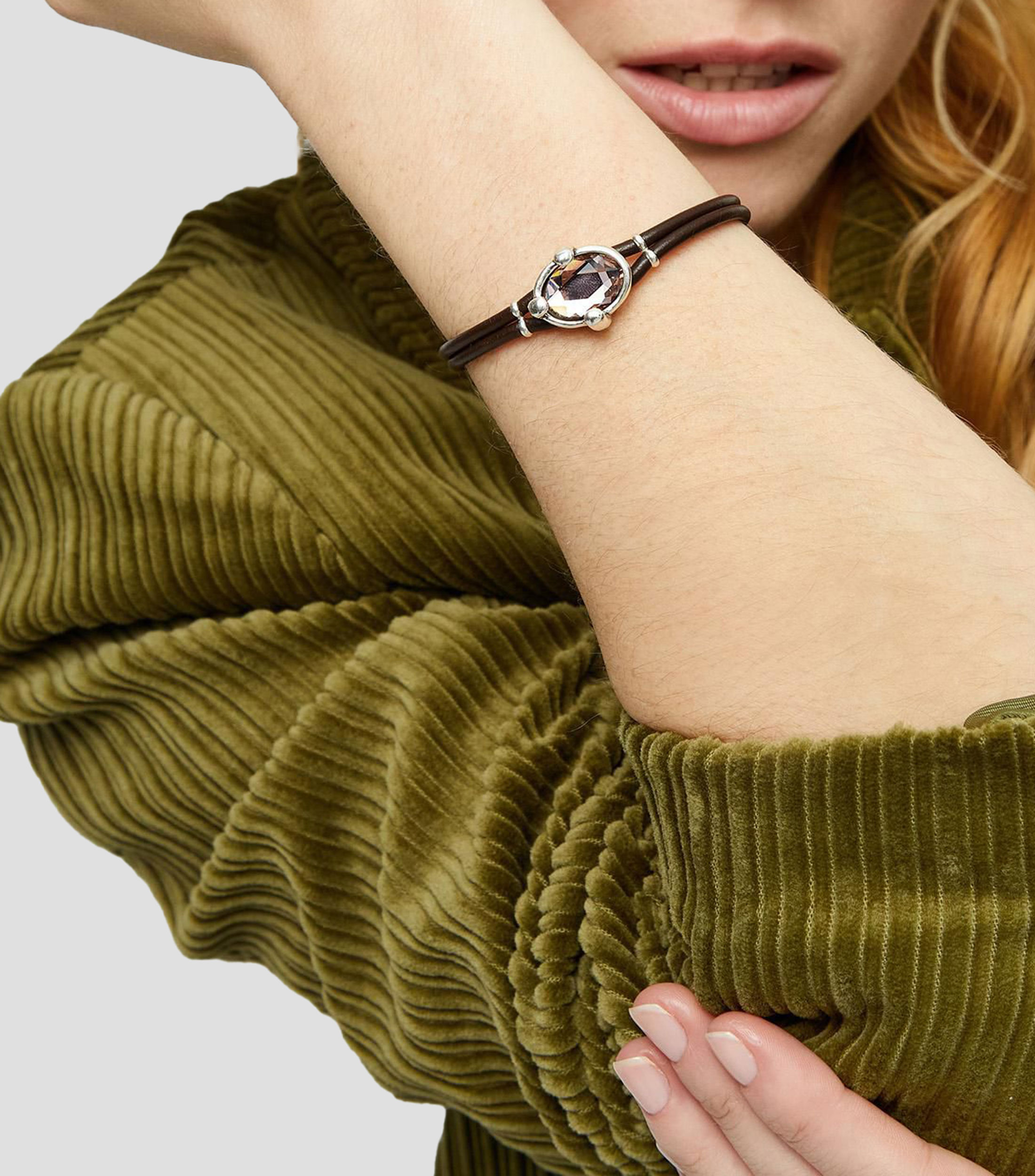 Pulsera con cristal Mujer