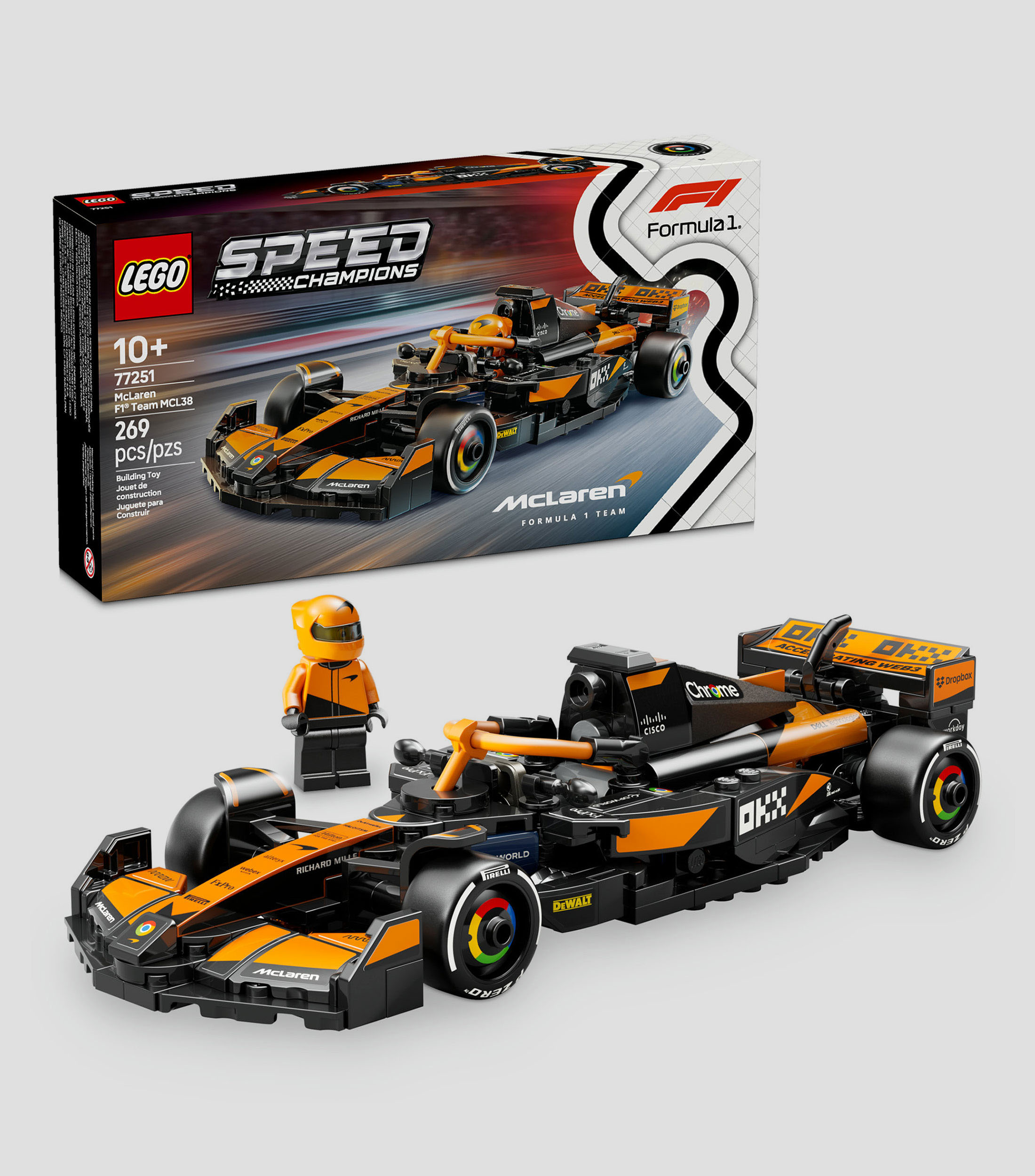 Lego Speed Champions Auto de Carreras McLaren F1 Team MCL38 77251