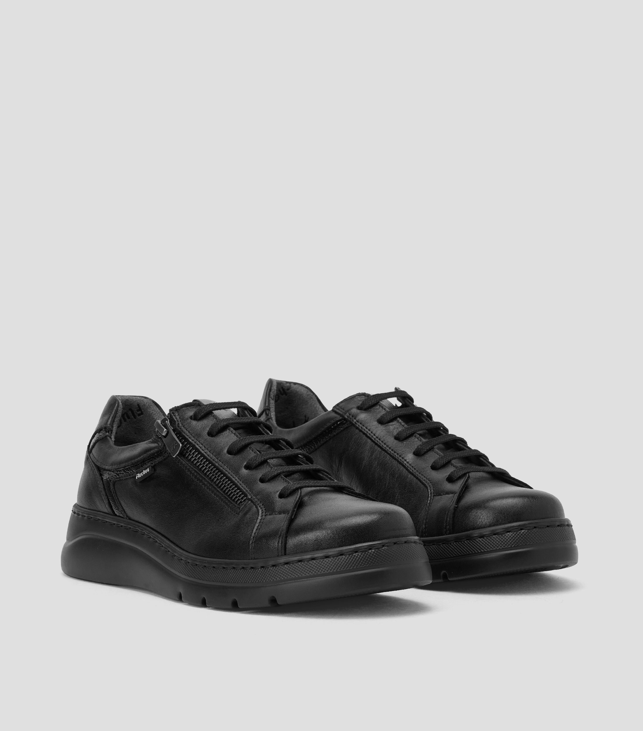 Tenis casuales Pompas en piel Mujer