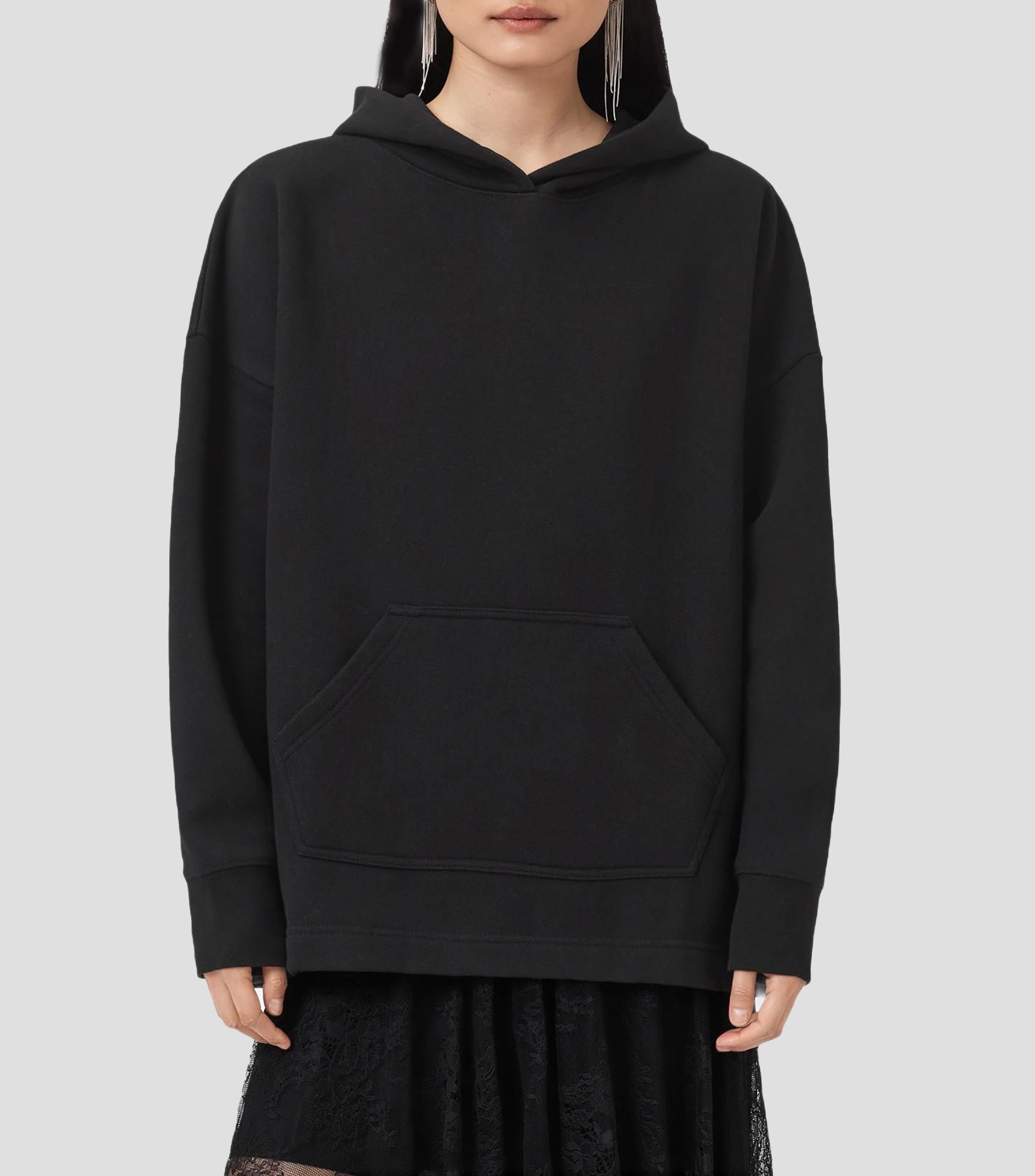 Sudadera canguro con capucha Mujer