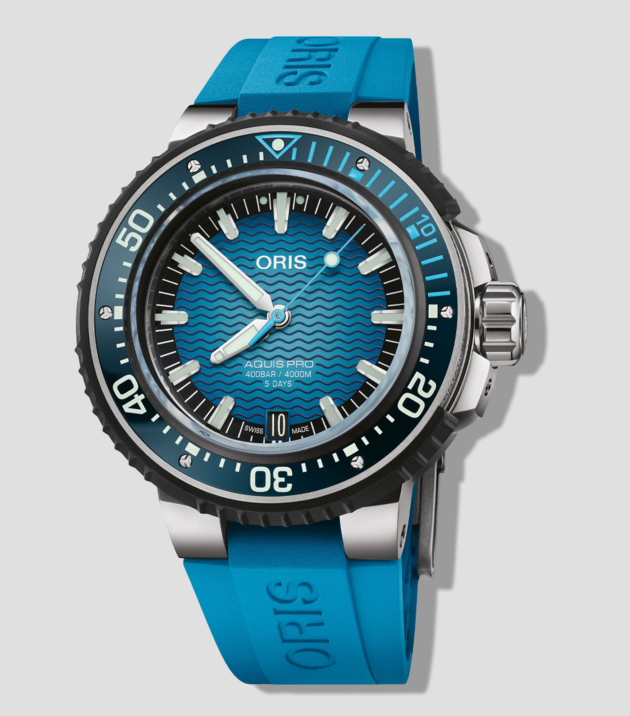 Reloj para Hombre Aquis Deportivo Azul, Plateado