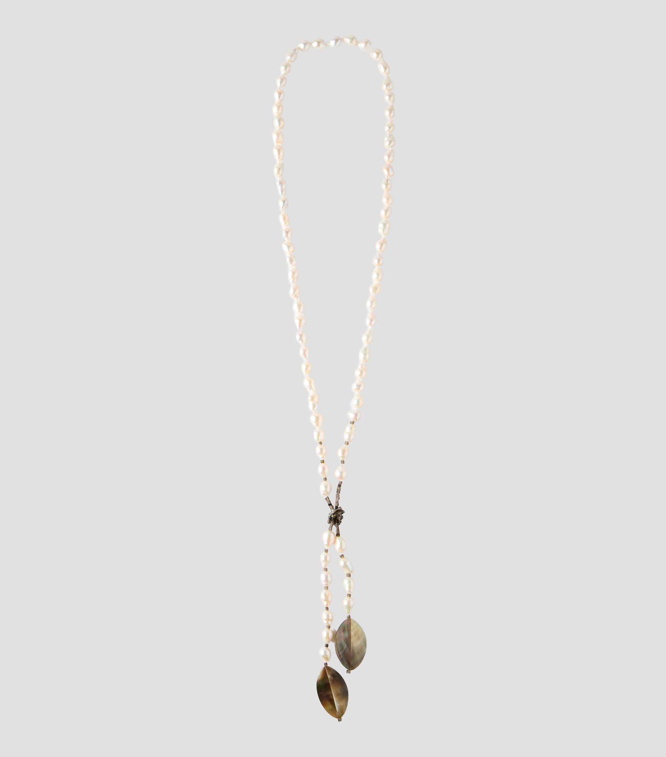 Collar de perlas con cuentas Mujer