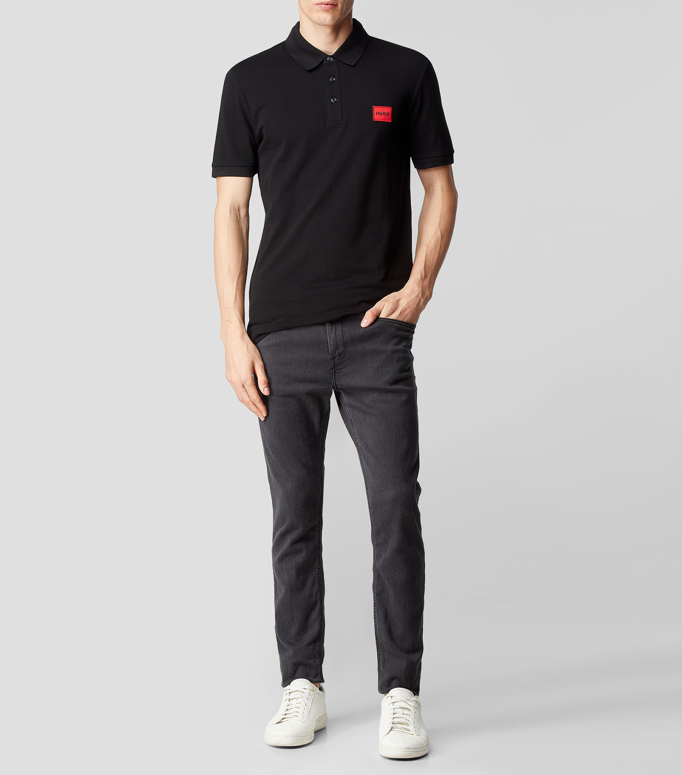 Playera tipo Polo manga corta Hombre