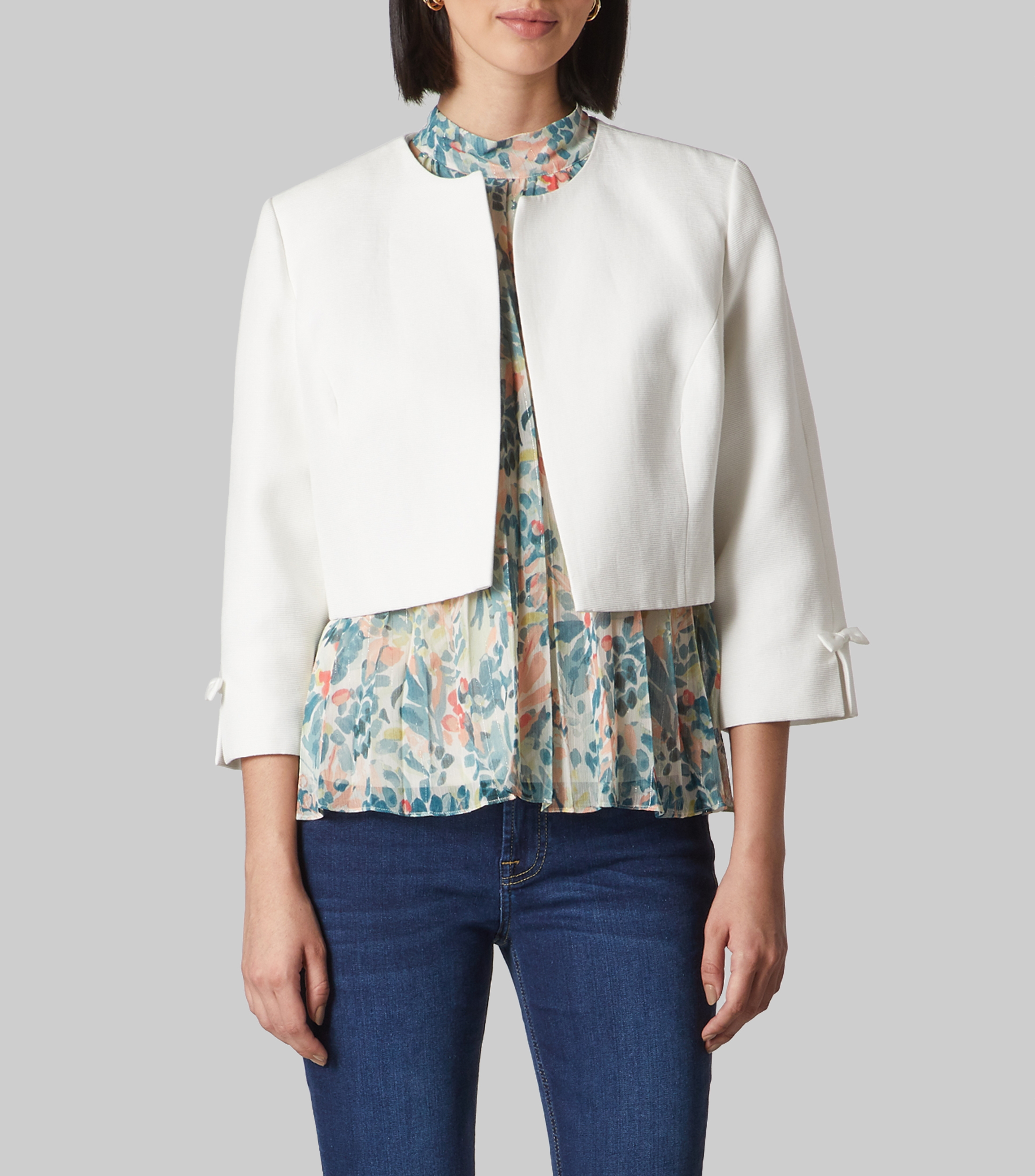 Saco cuello abierto Zoelle Mujer