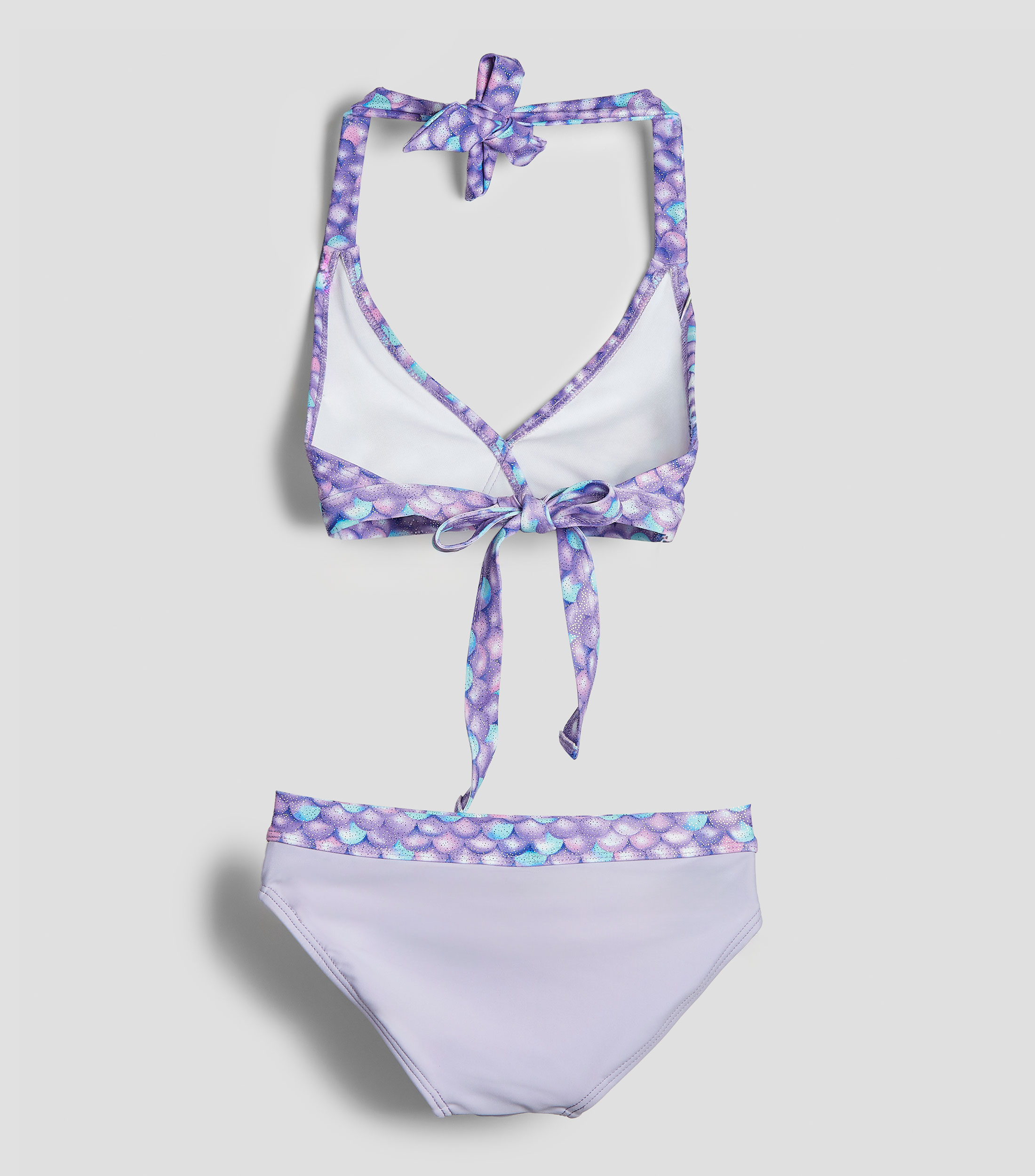 Bikini 2 piezas Purple Scales Niña