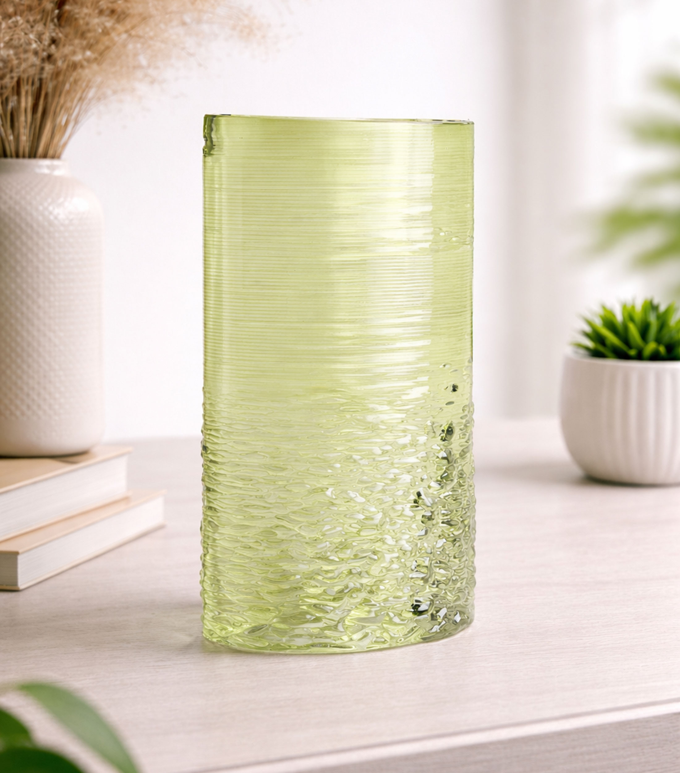 Jarrón decorativo Vana grande en cristal