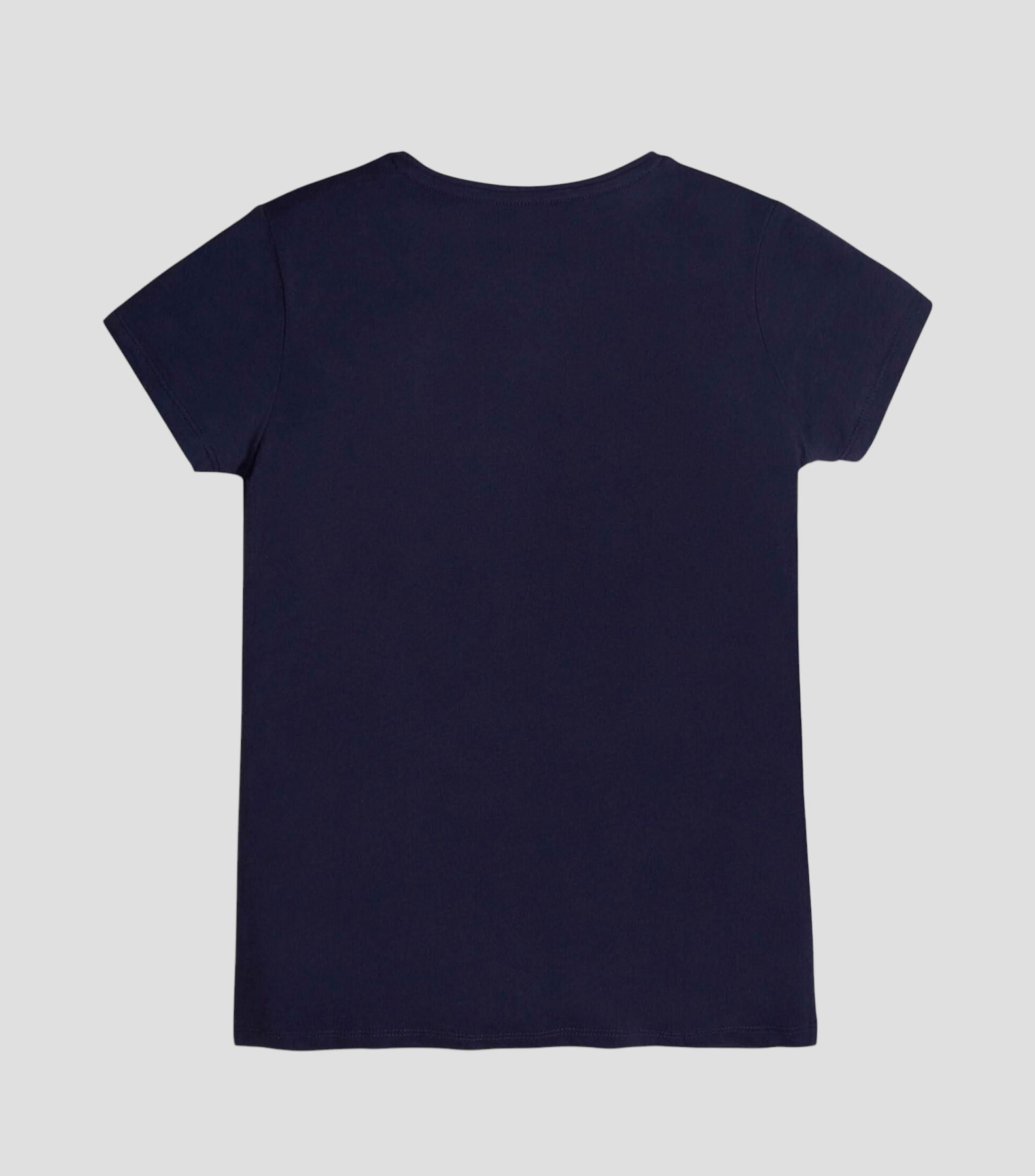 Playera cuello redondo manga corta estampada Niña
