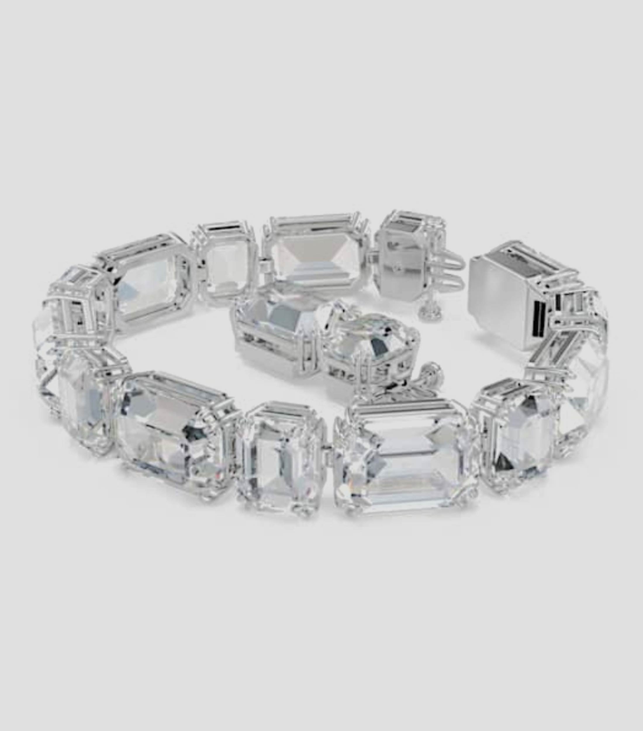 Pulsera con cristales octagonales Mujer