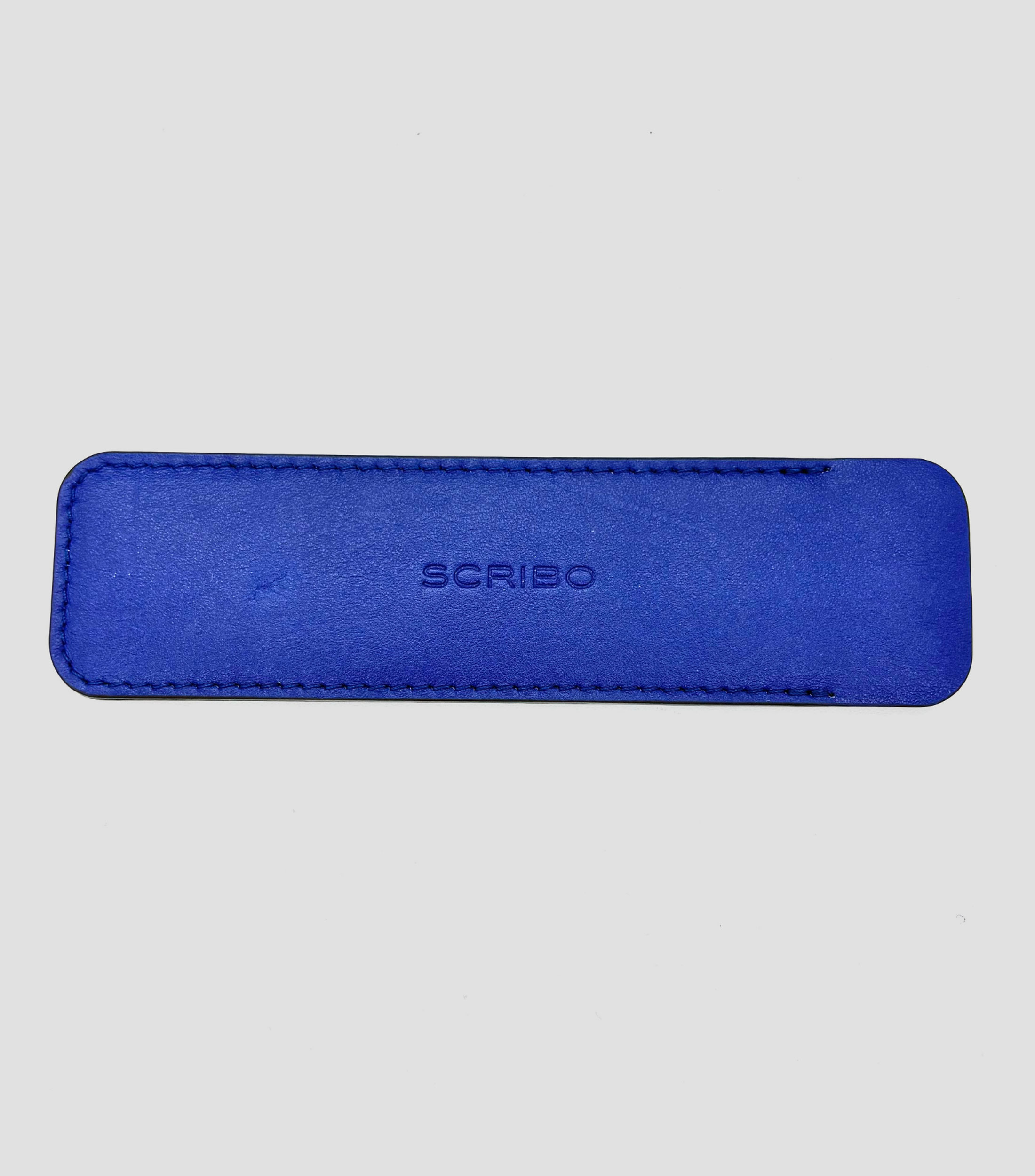 Estuche para pluma estilografica Azul en piel