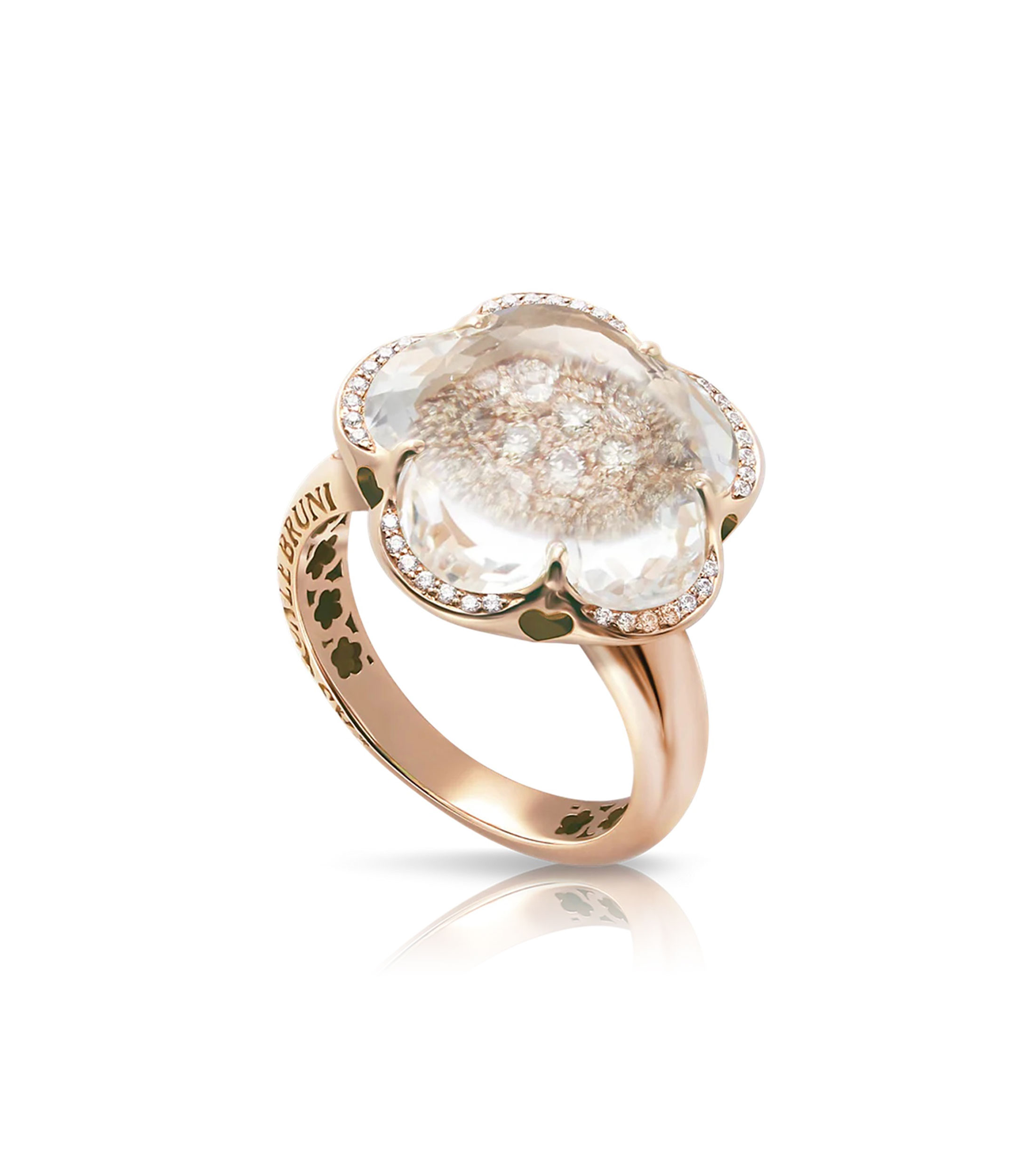 Anillo con incrustaciones Mujer