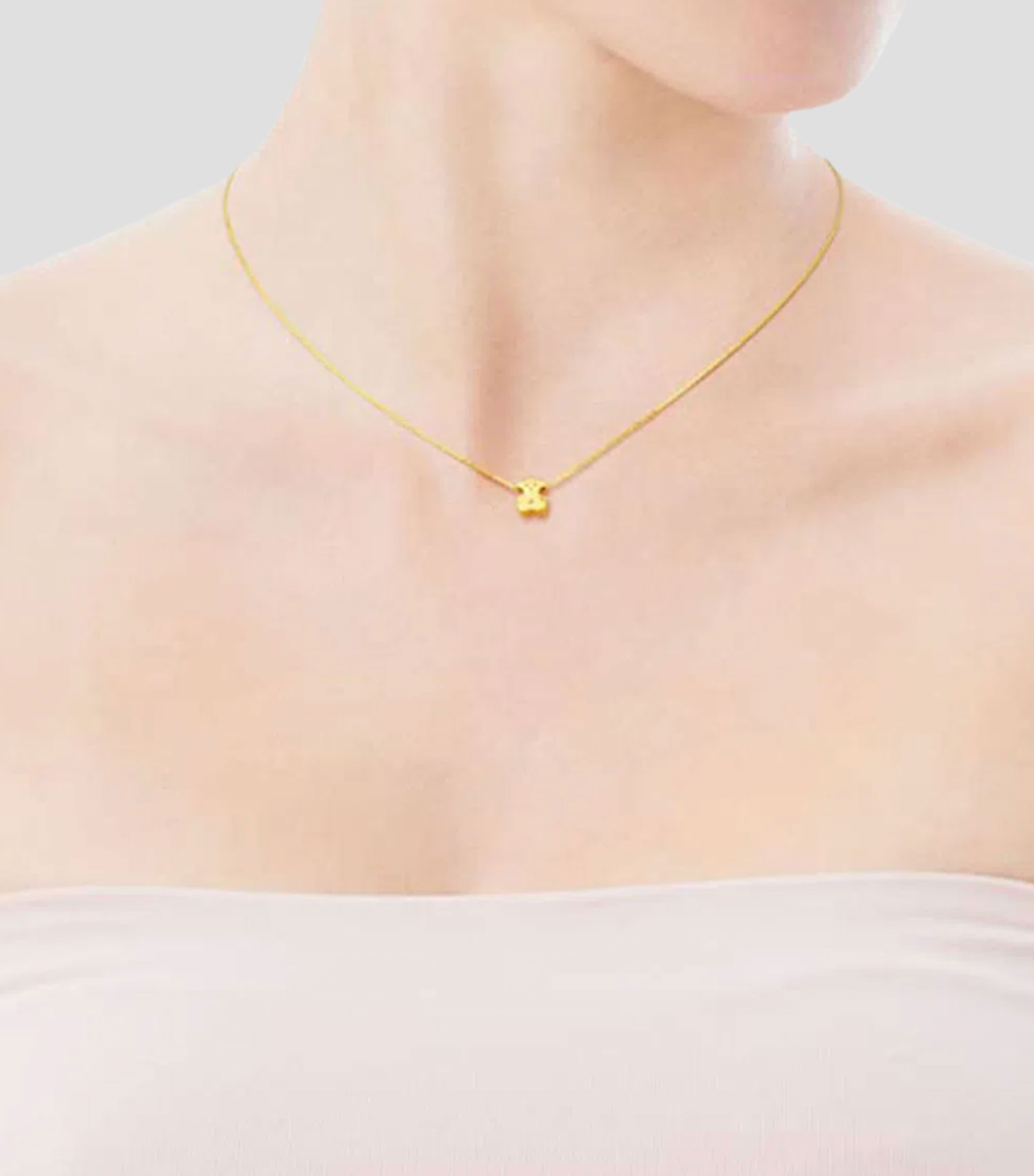 Gargantilla en oro amarillo de 18 Kilates Mujer