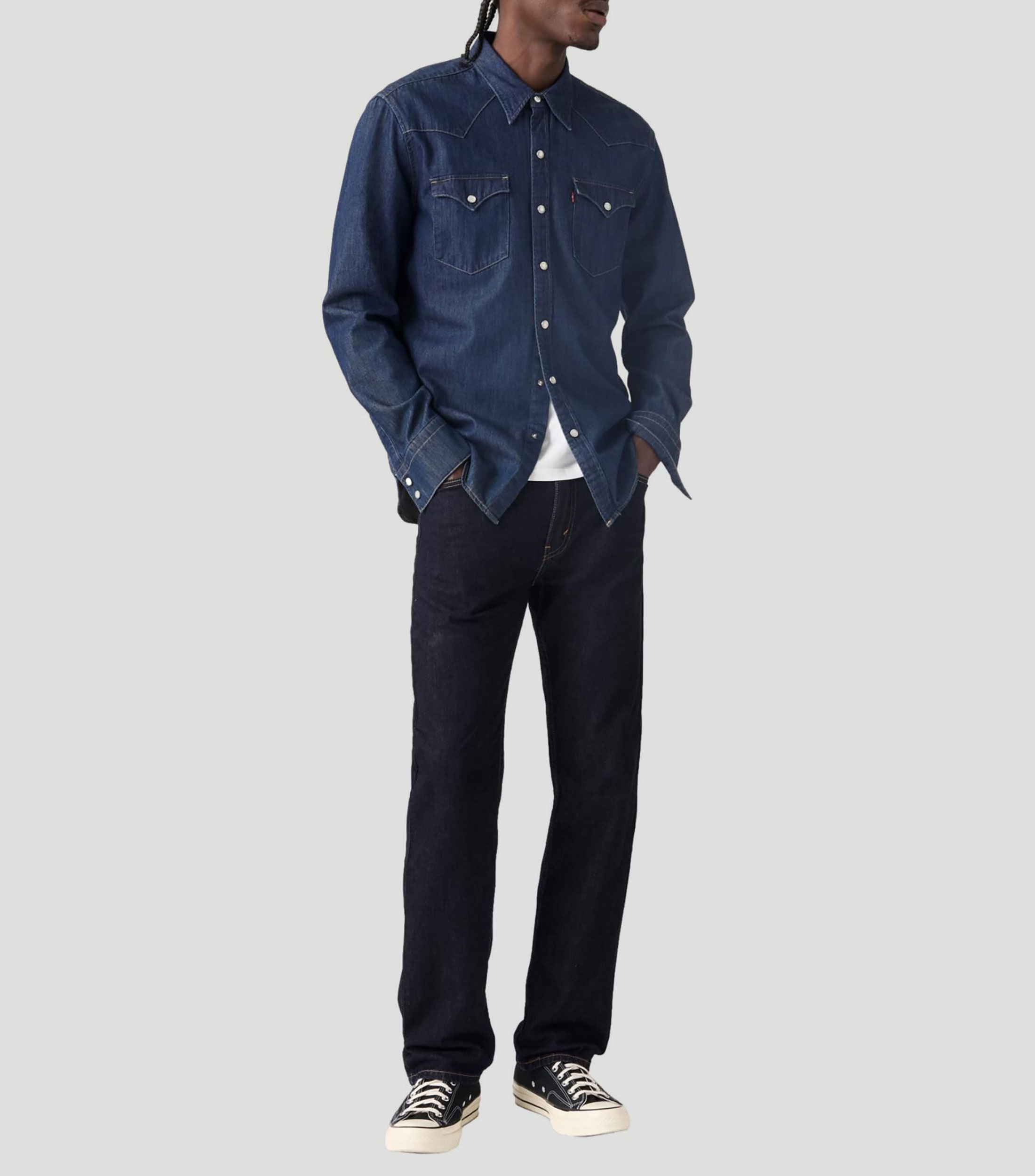 Jeans de corte regular Hombre