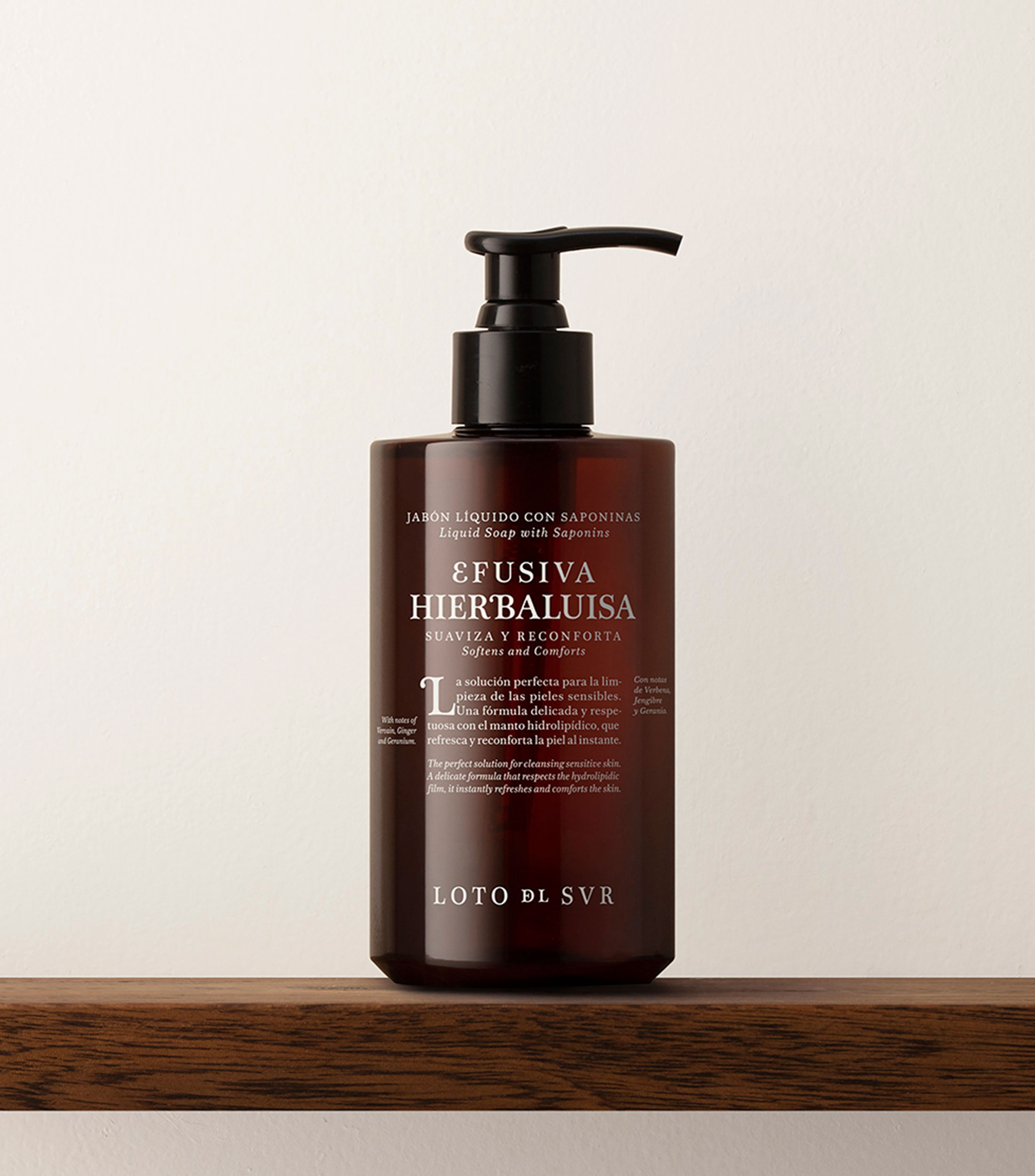 Jabón líquido con Saponinas Efusiva ​Hierbaluisa, 285 ml