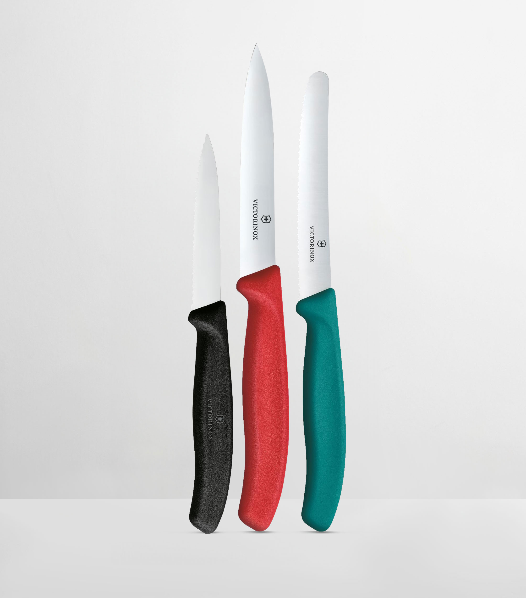 Set de cuchillos mondadores 3 piezas Swiss Classic en acero inoxidable