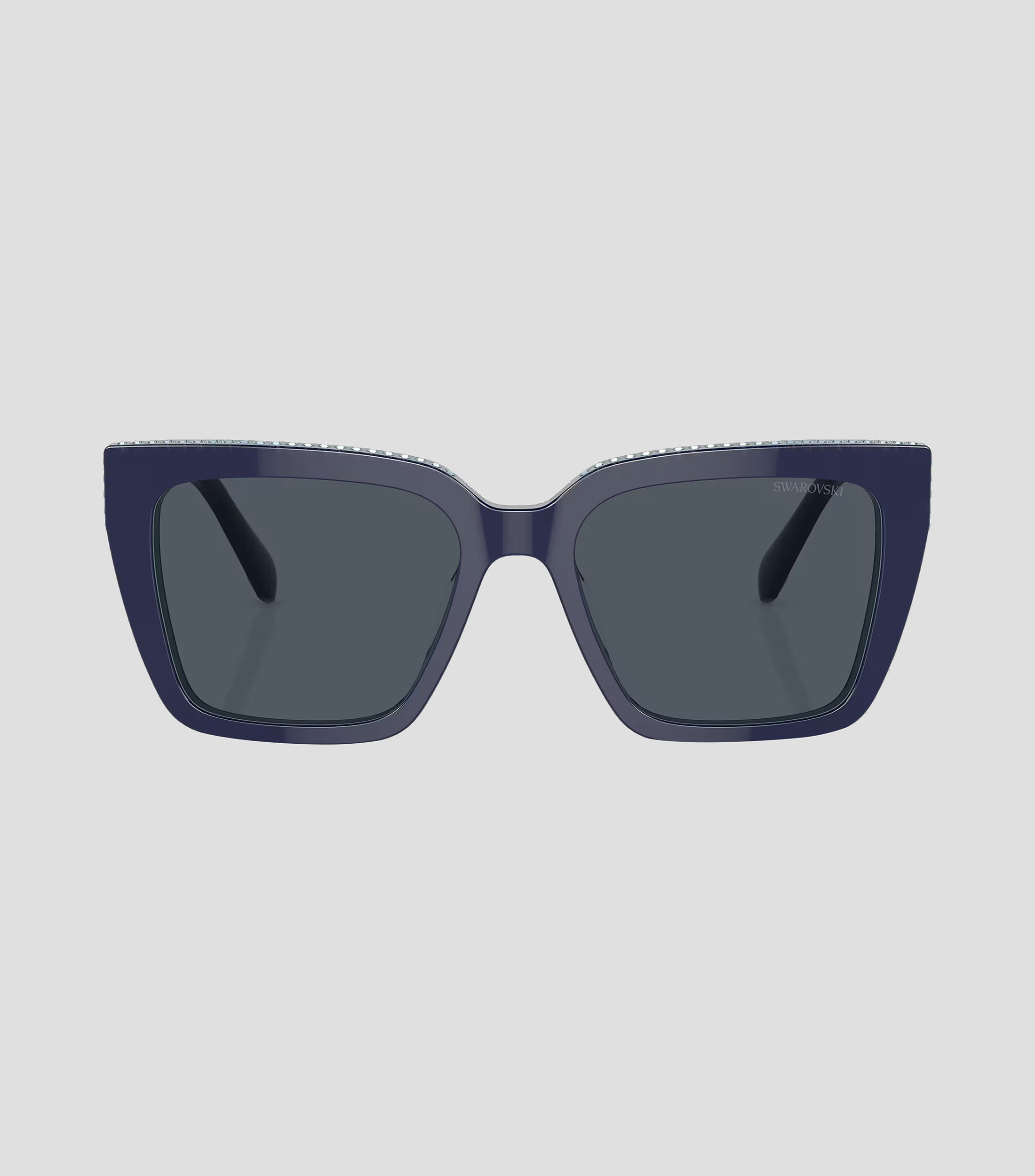 Lentes de sol cuadrados azules Mujer