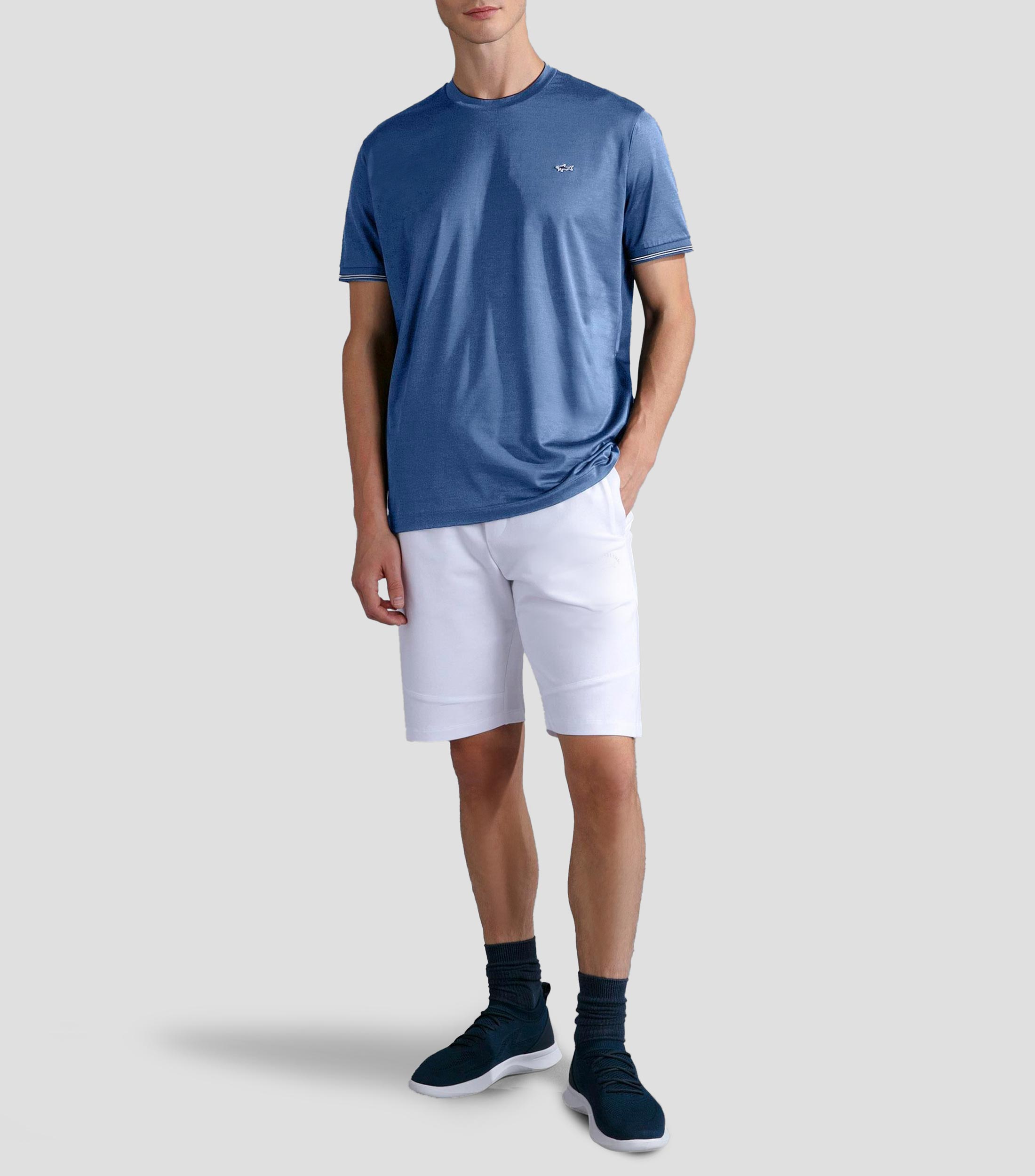Playera cuello redondo manga corta lisa Hombre