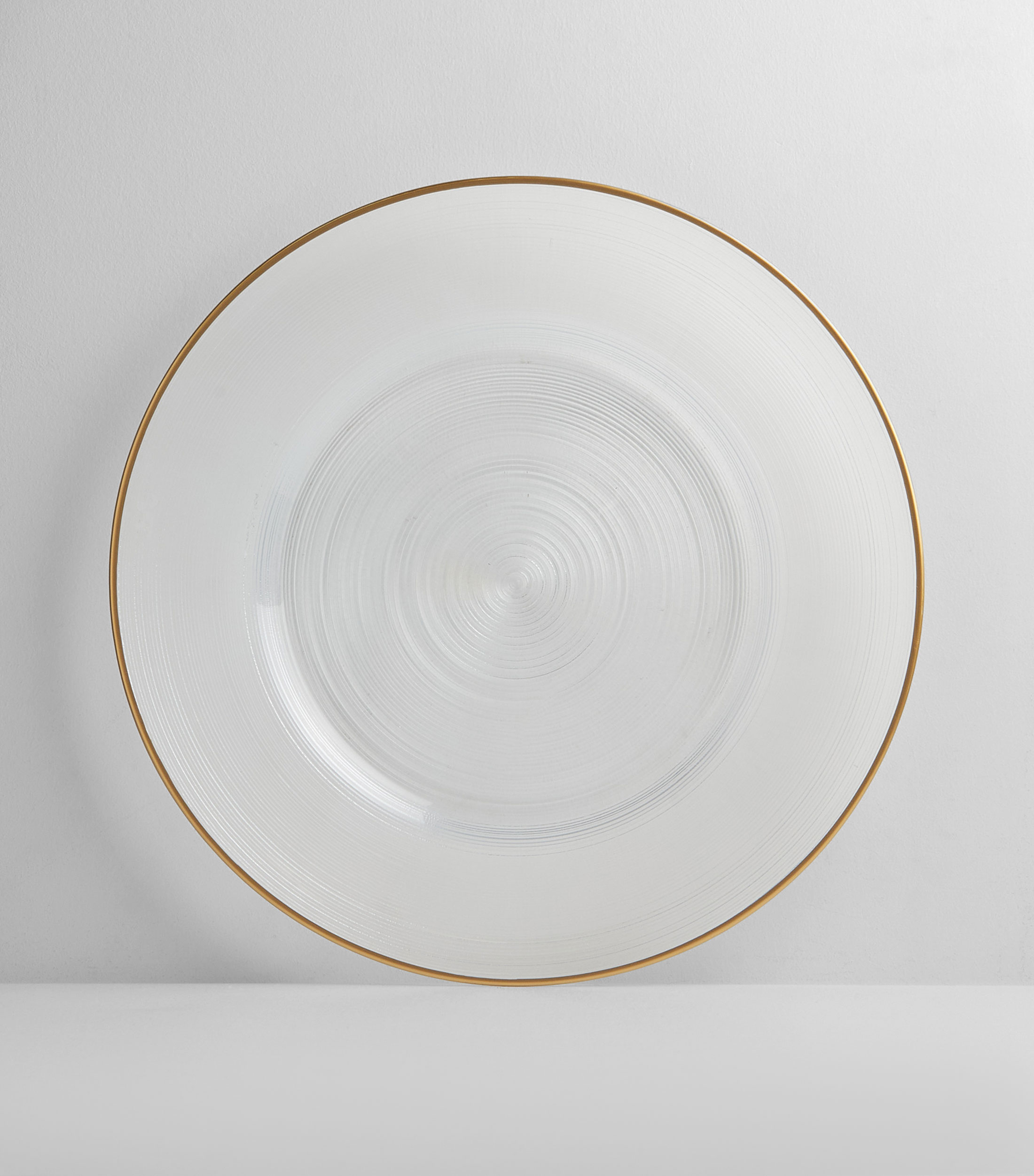 Plato base transparente