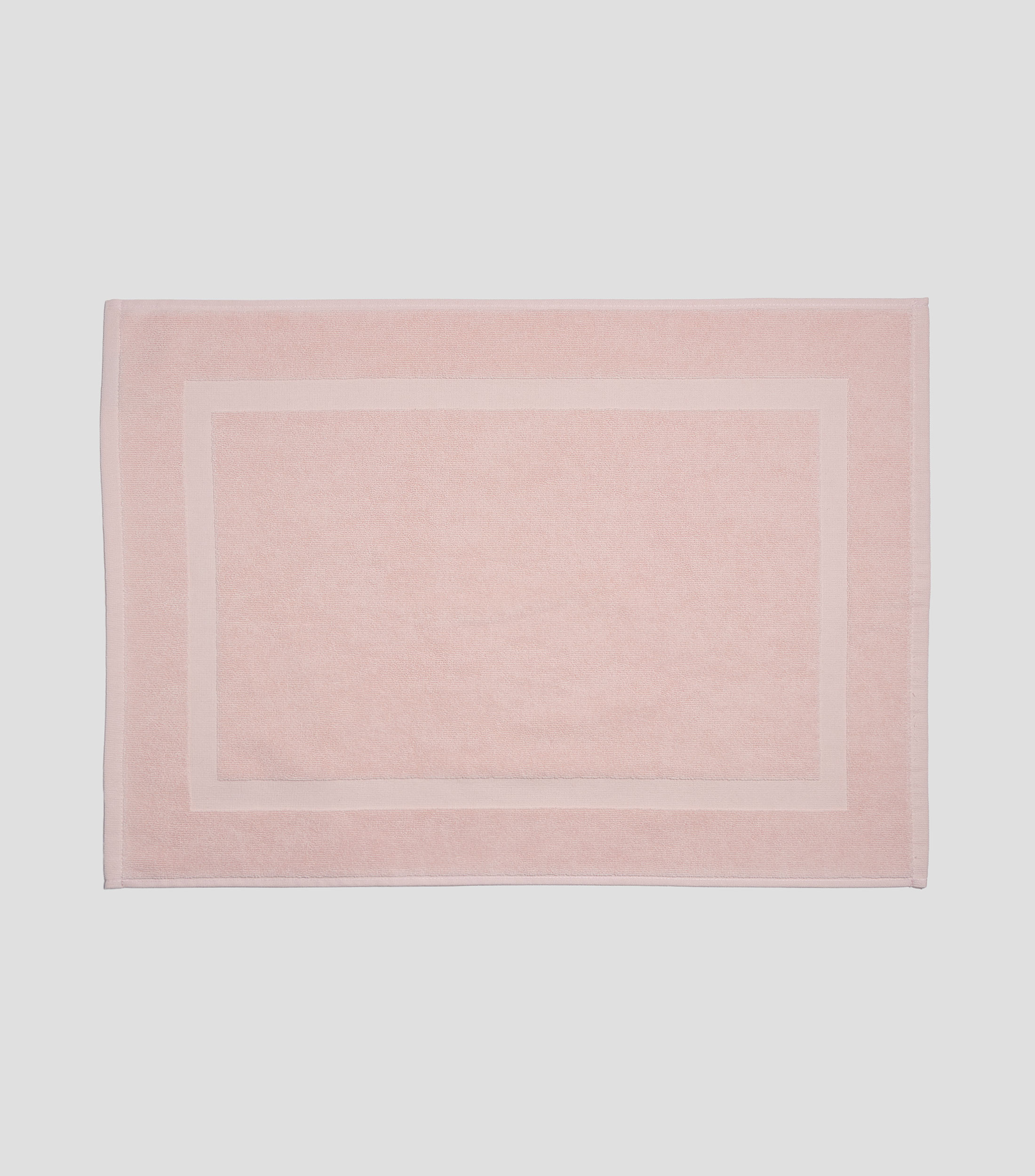 Tapete de baño tipo toalla rosa