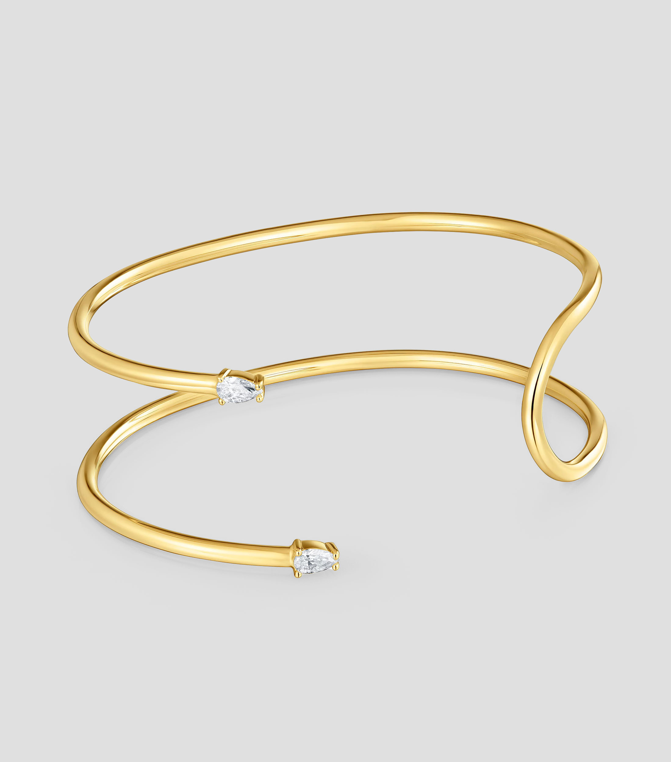 Pulsera en plata .925 con diamantes Lio LGD Mujer