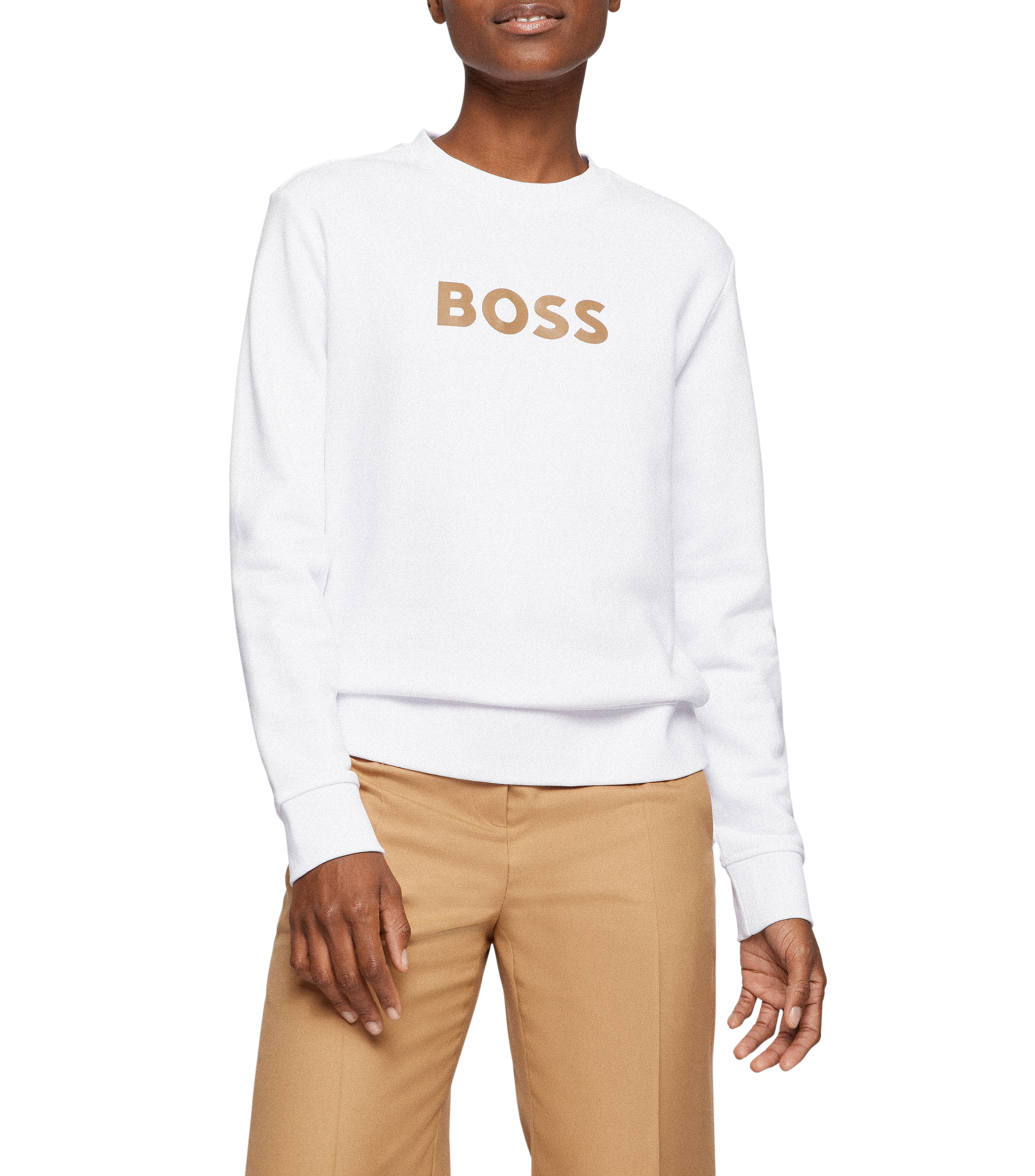 BOSS ECAISA LOGO - Sudadera - Black/negro
