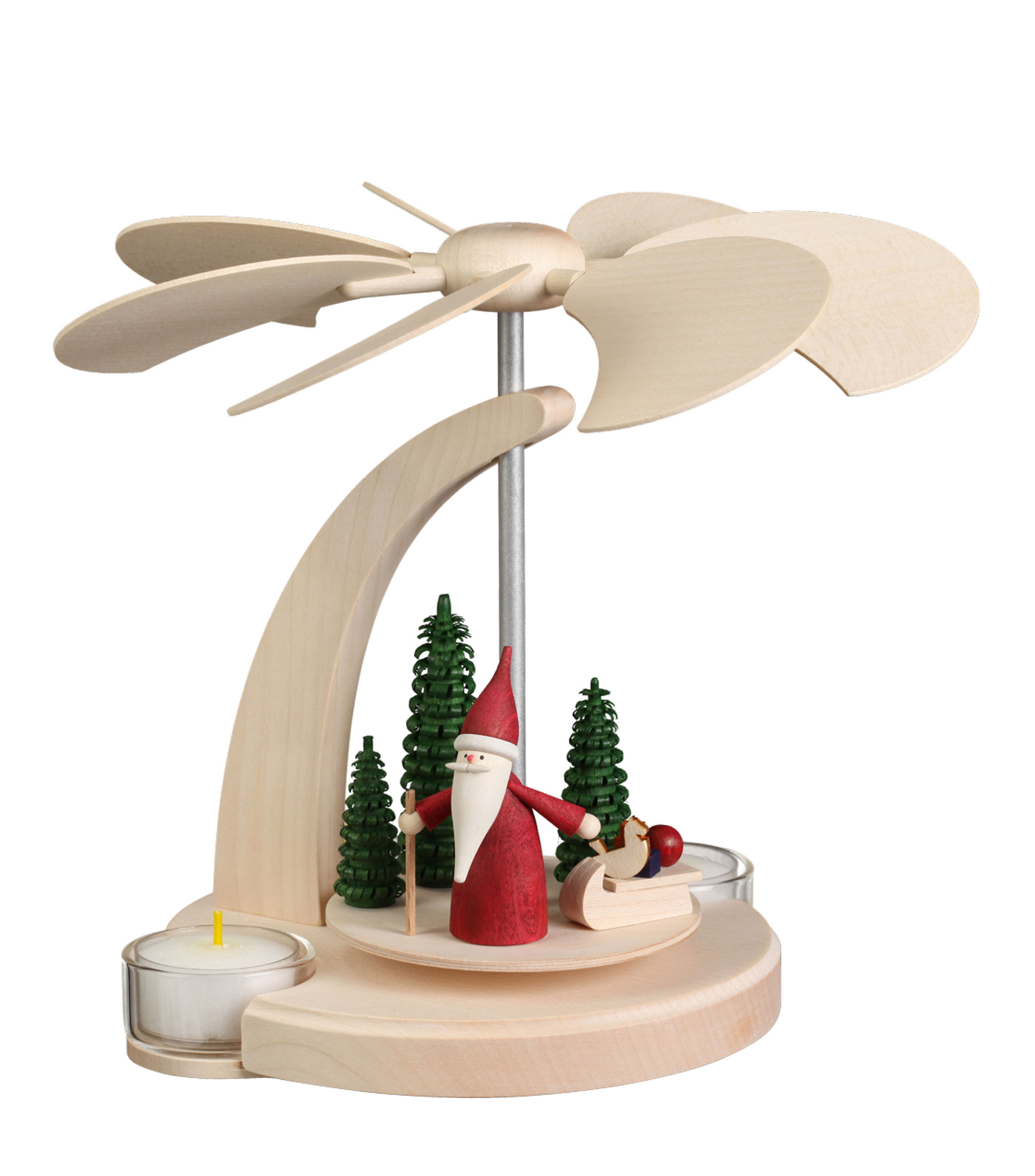 Rysi Figura Decorativa Santa Claus con Trineo en madera - El Palacio de ...