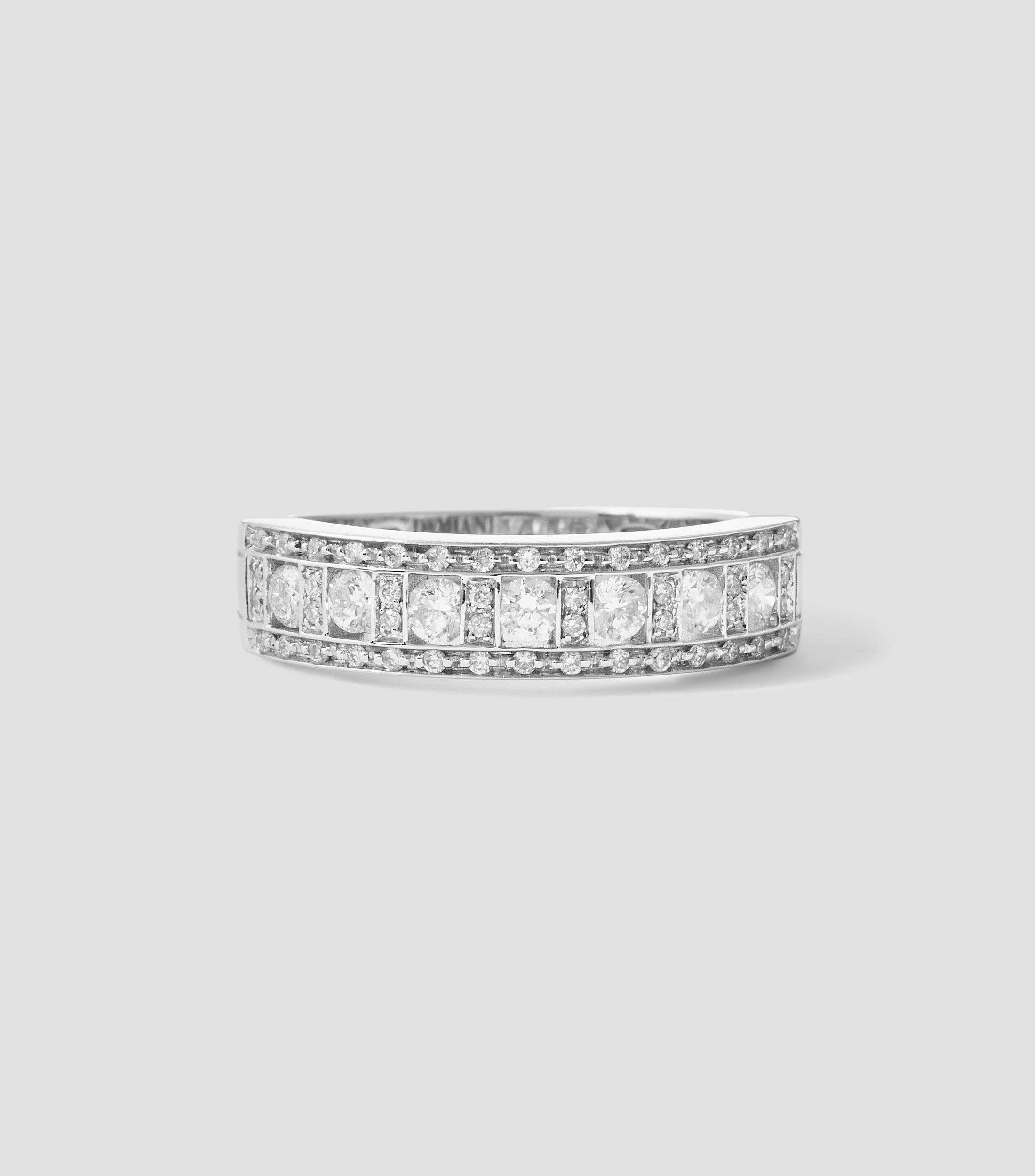 Anillo en oro blanco de 18 kilates Belle Époque con diamantes Mujer