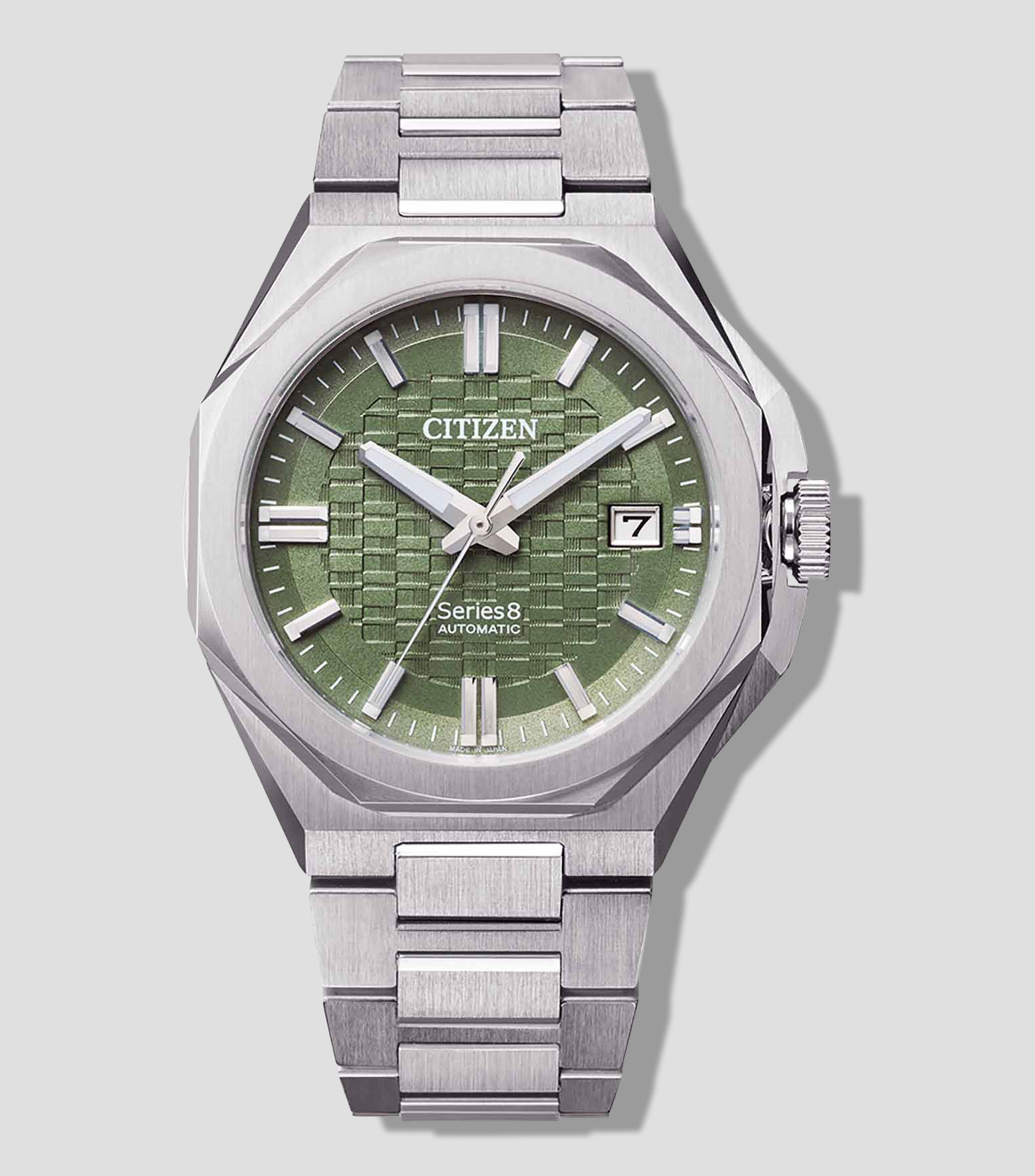 Reloj para Hombre Series 8 Edición Especial Verde, Plateado
