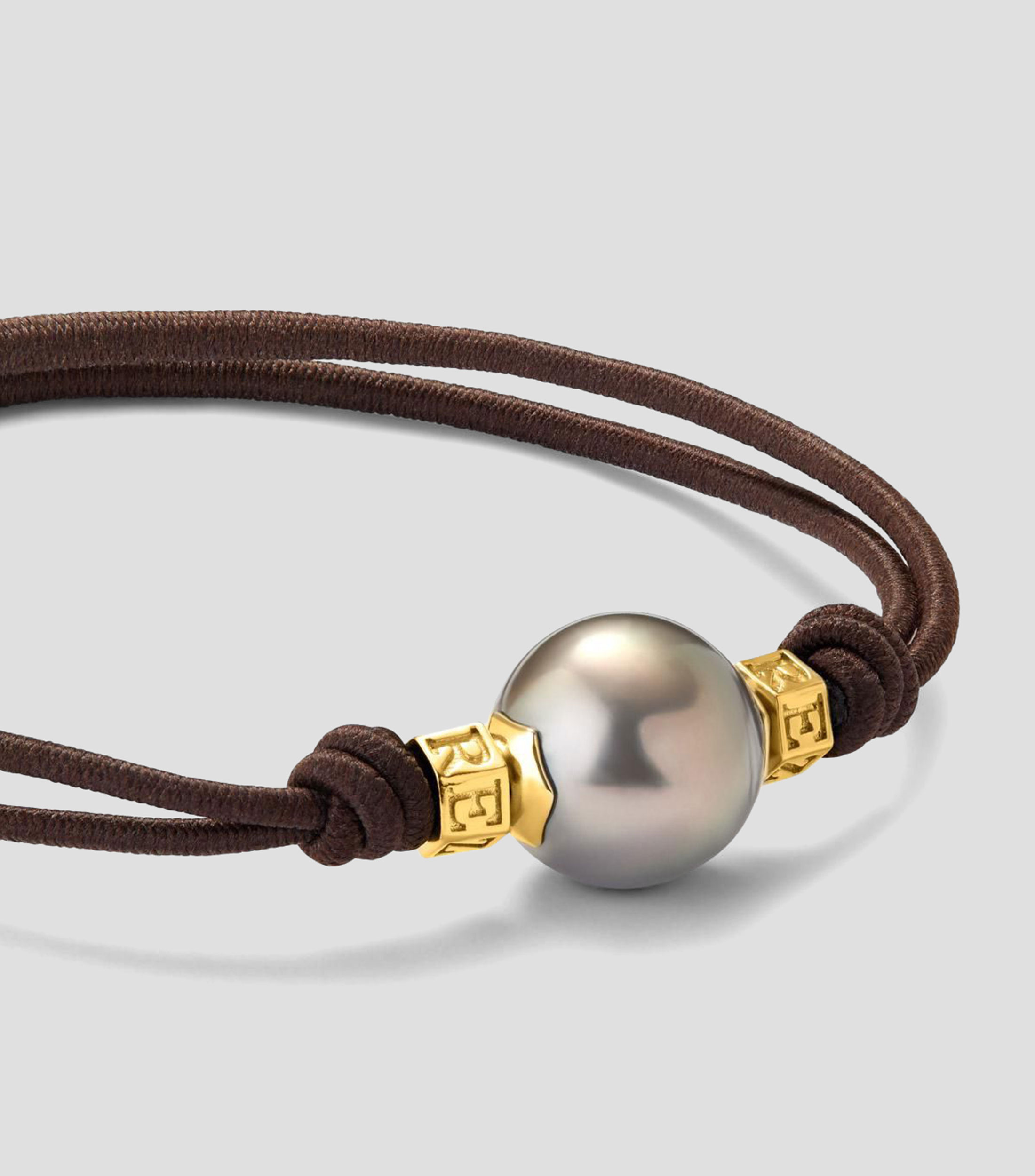 Pulsera One con perla Tahití y detalles de Oro amarillo de 18 Kilates Mujer