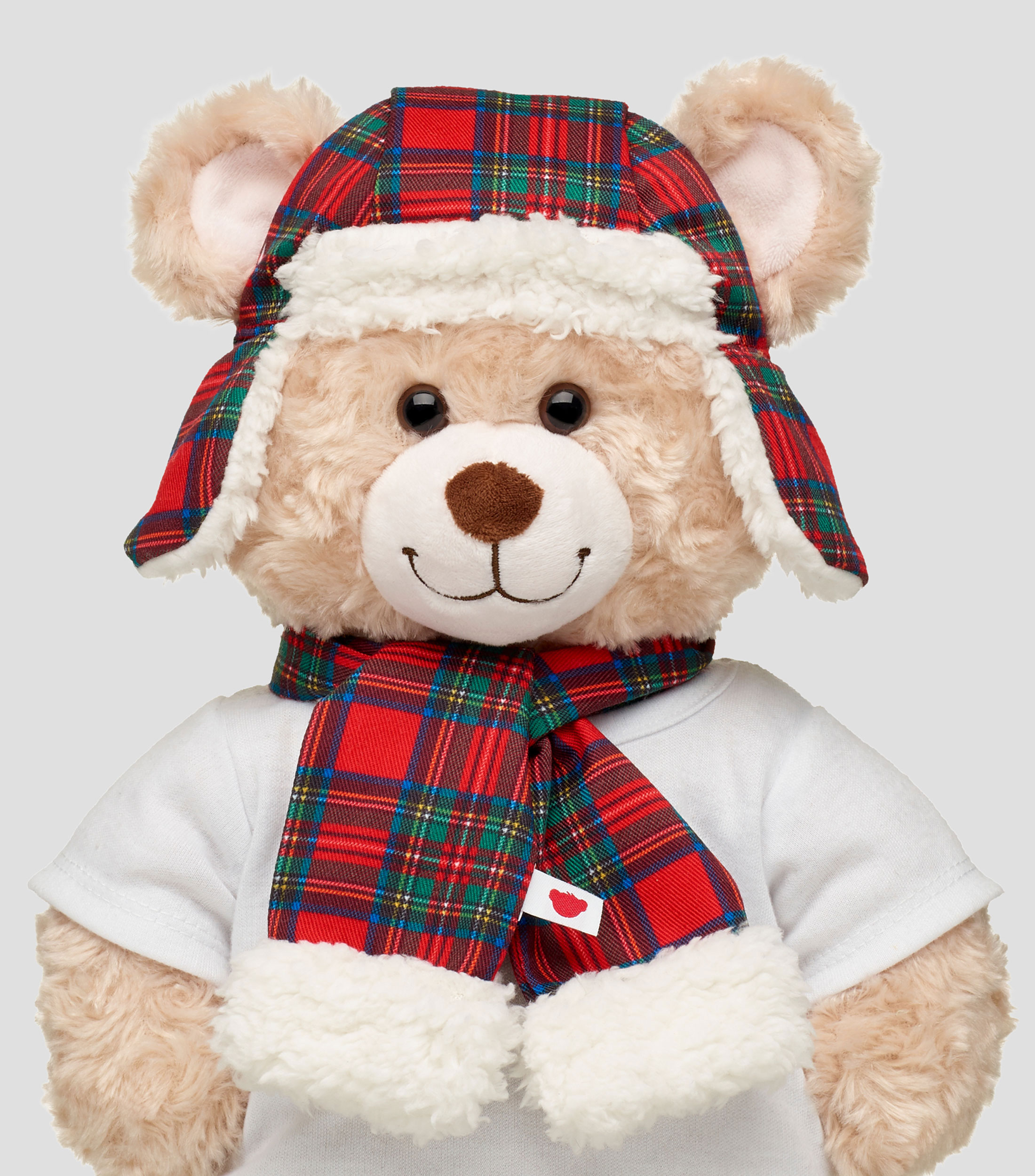 Gorro y bufanda para peluche
