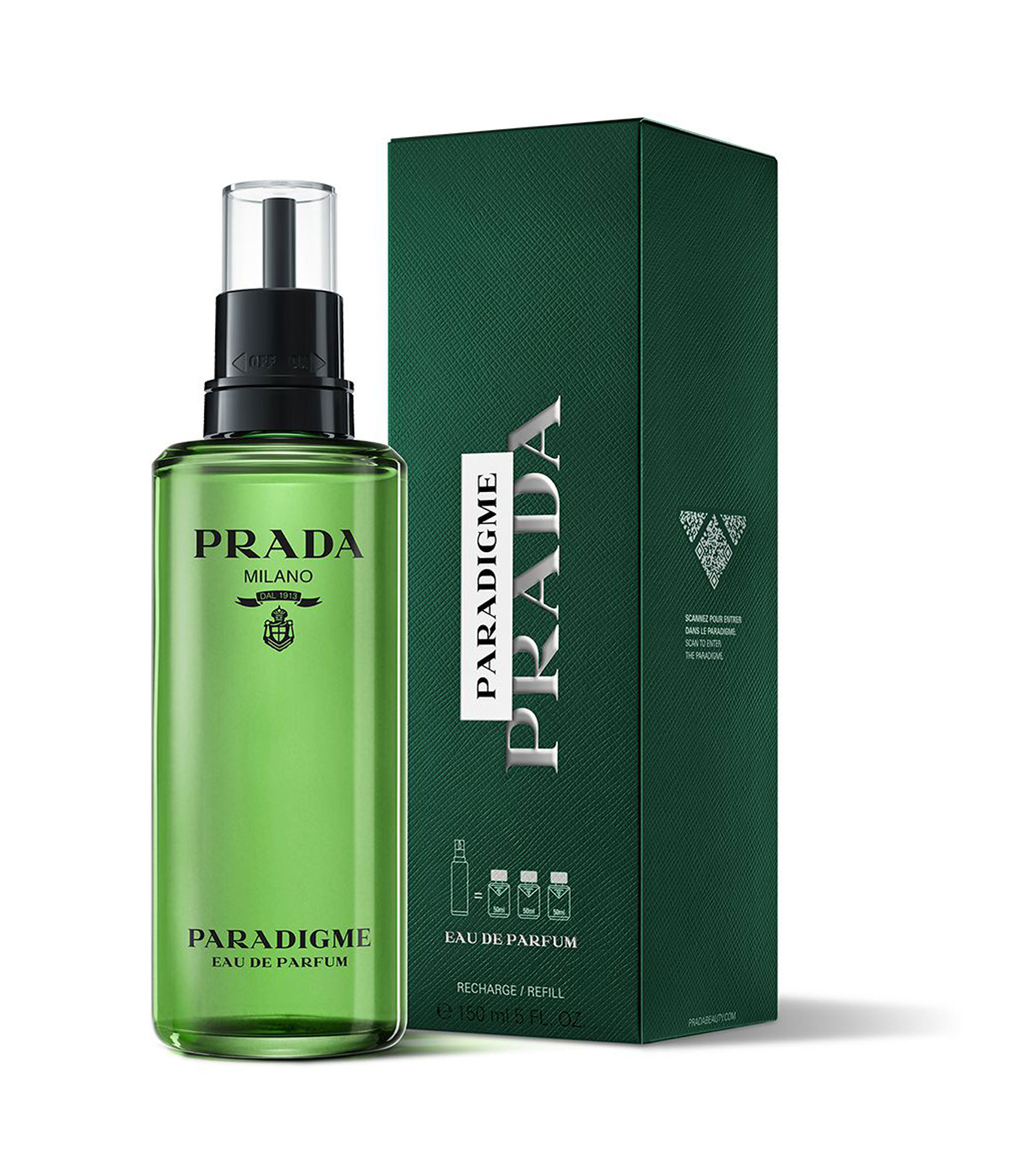 Refill Perfume Prada Paradigme, Eau de Parfum 150 ml para Hombre