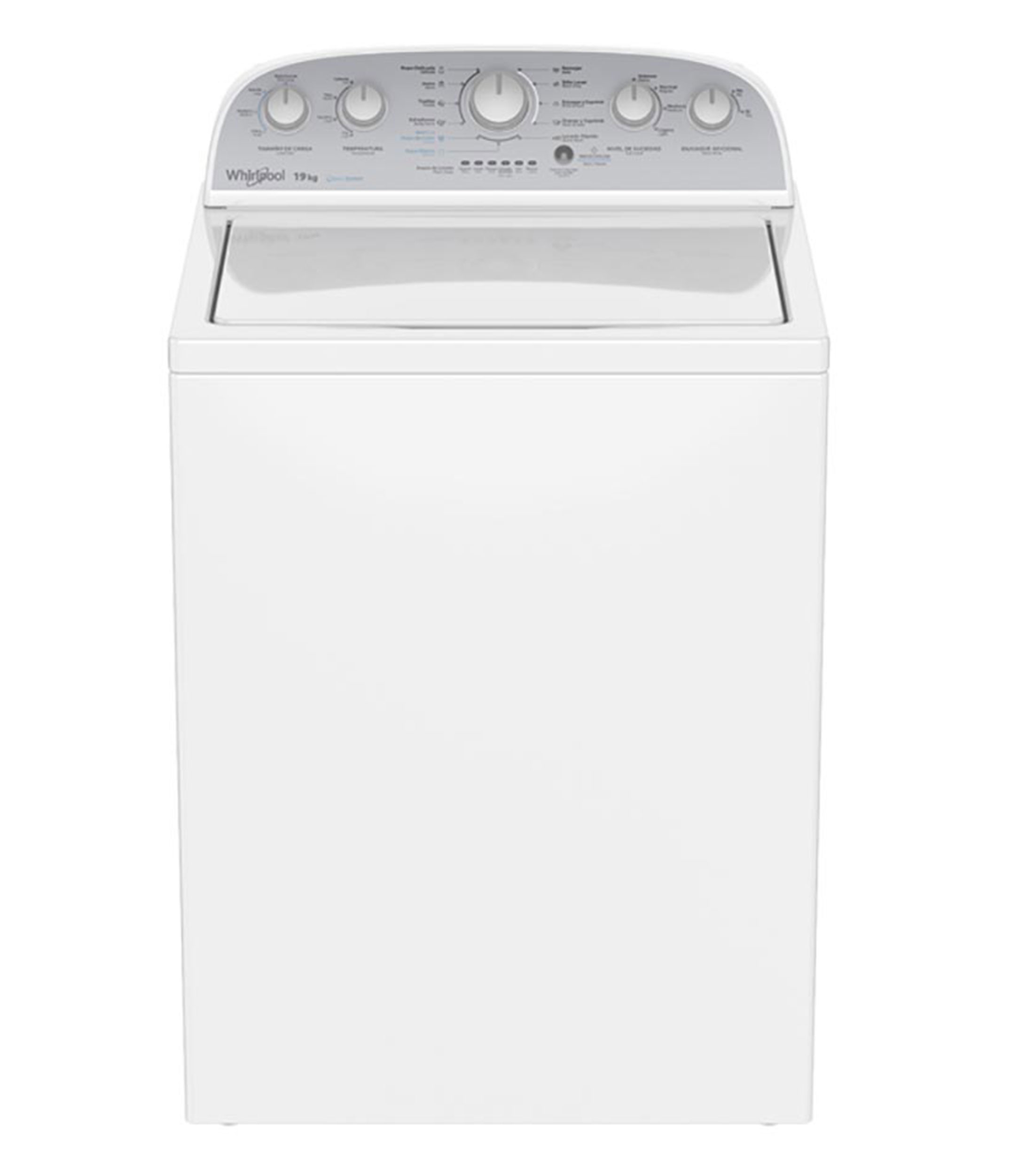 Whirlpool: Lavadora Automática 19 Xpert System, 7MWTW1904LM, carga blanco | Palacio de Hierro